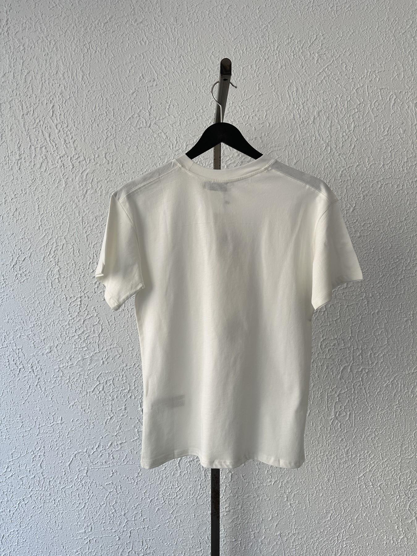 Bear Baskılı Tişört Ekru