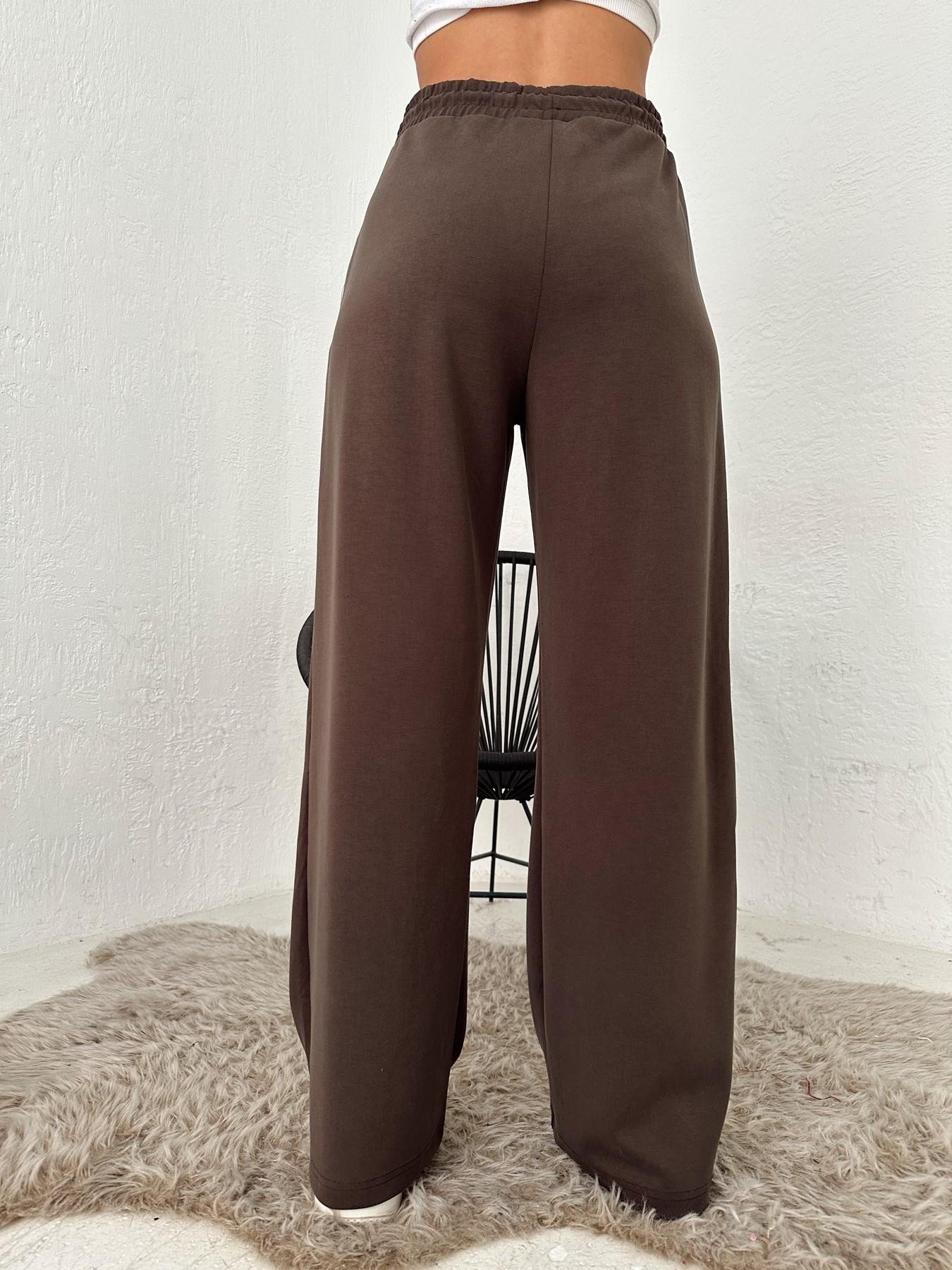 Beli Lastikli Bol Paça Eşofman Altı AÇIK KAHVE