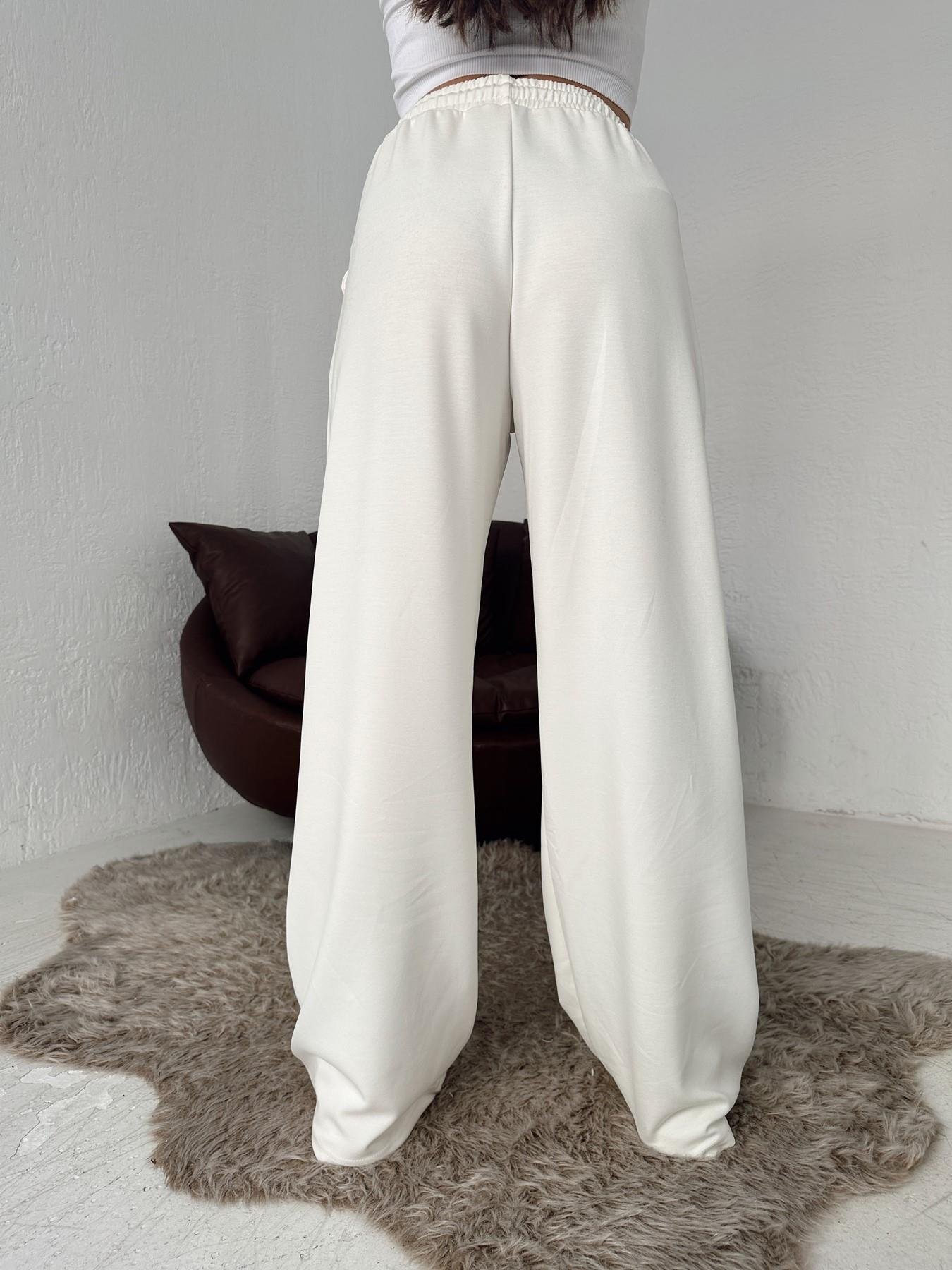 Beli Lastikli Bol Paça Eşofman Altı EKRU