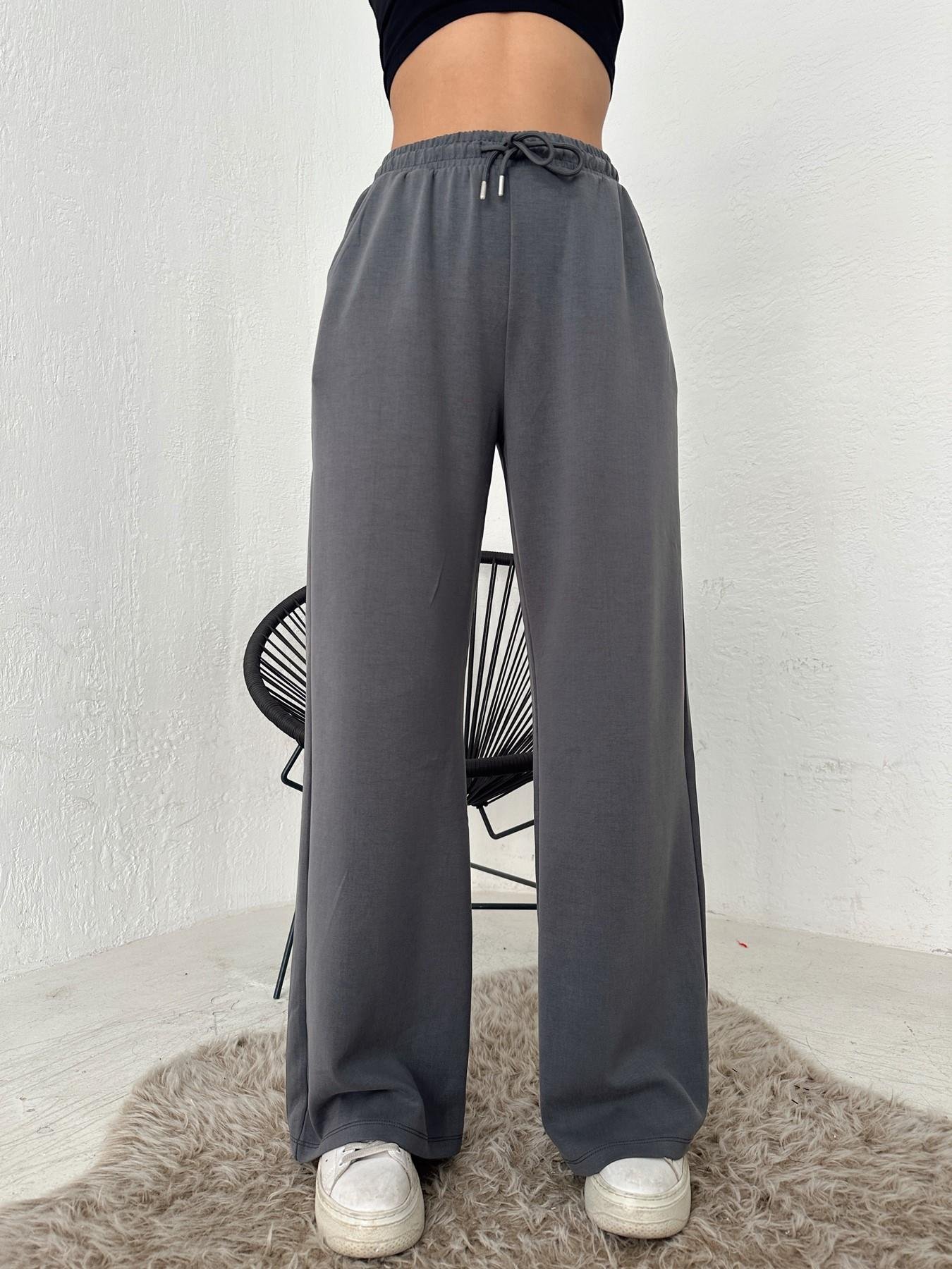 Beli Lastikli Bol Paça Eşofman Altı GRİ