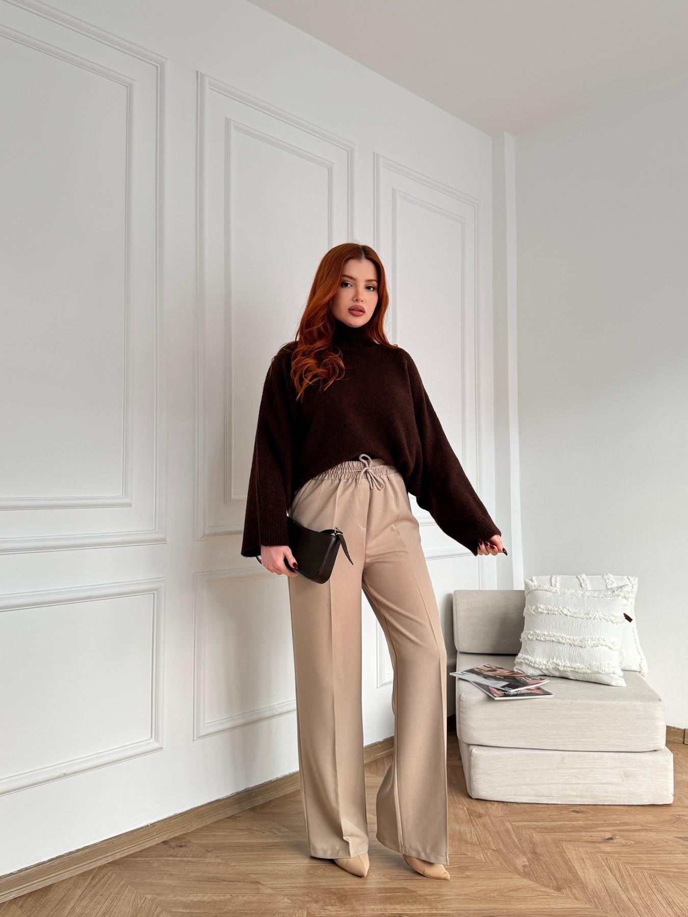 Beli Lastikli Pantolon Bej