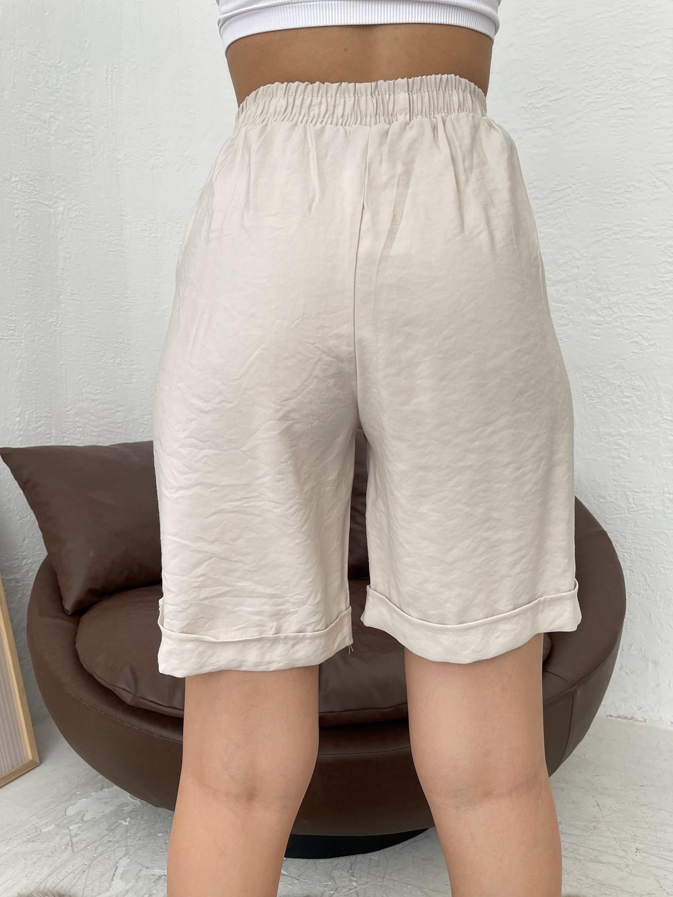 Beli Lastikli Şort TAŞ