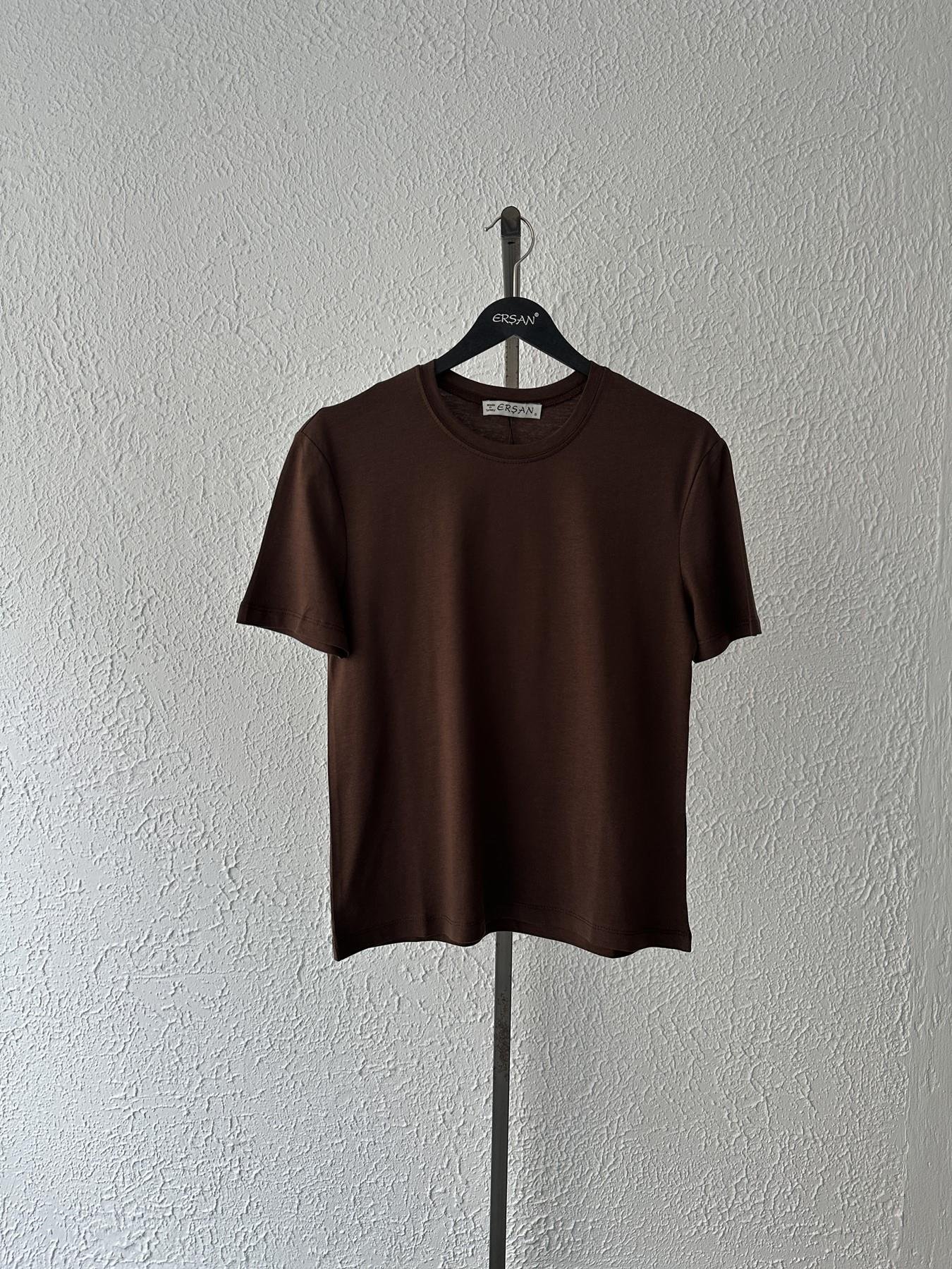 Bisiklet Kısa Kollu Tişört Açık kahve