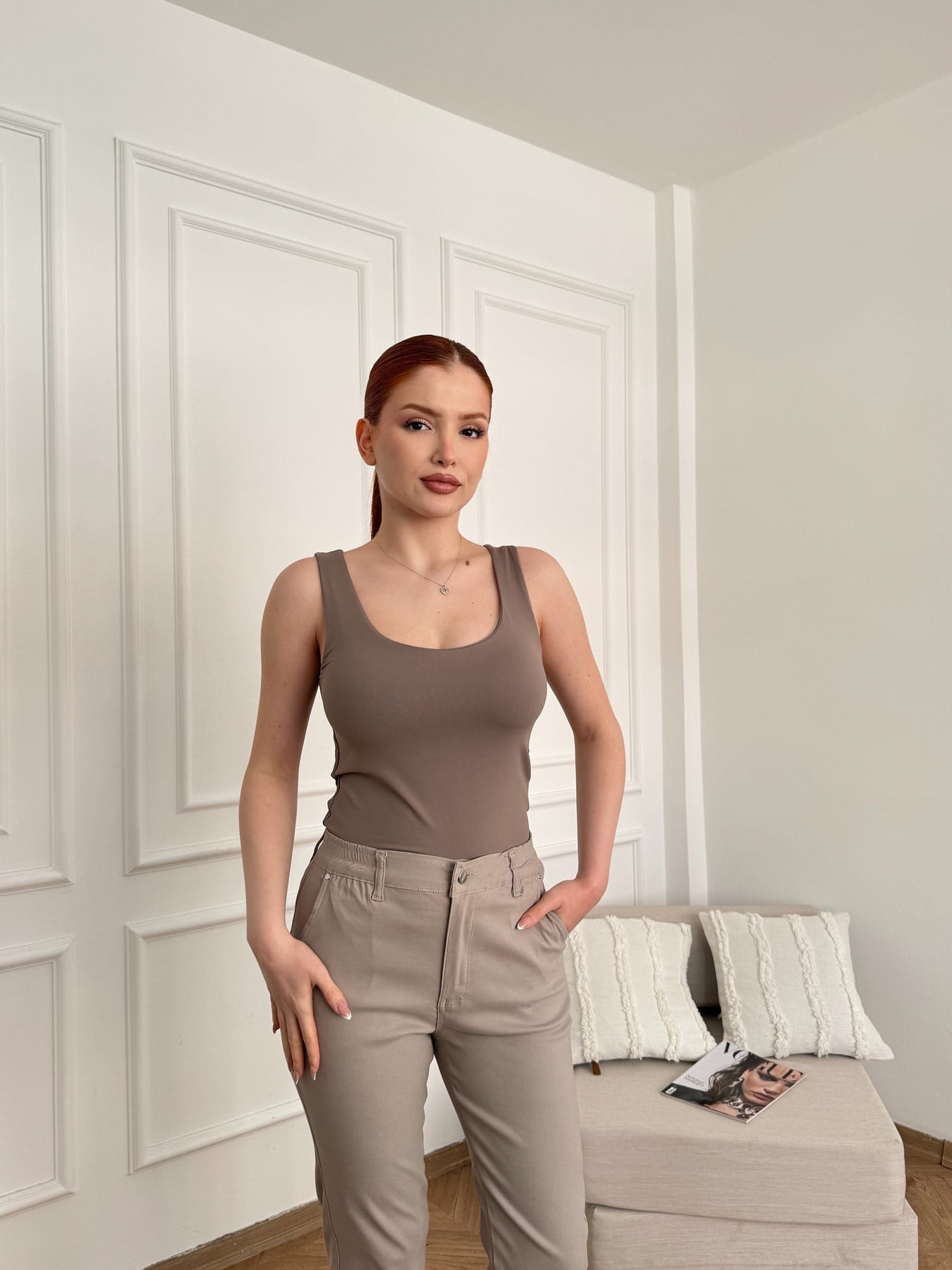 Bisiklet Yaka Basic Atlet Taş