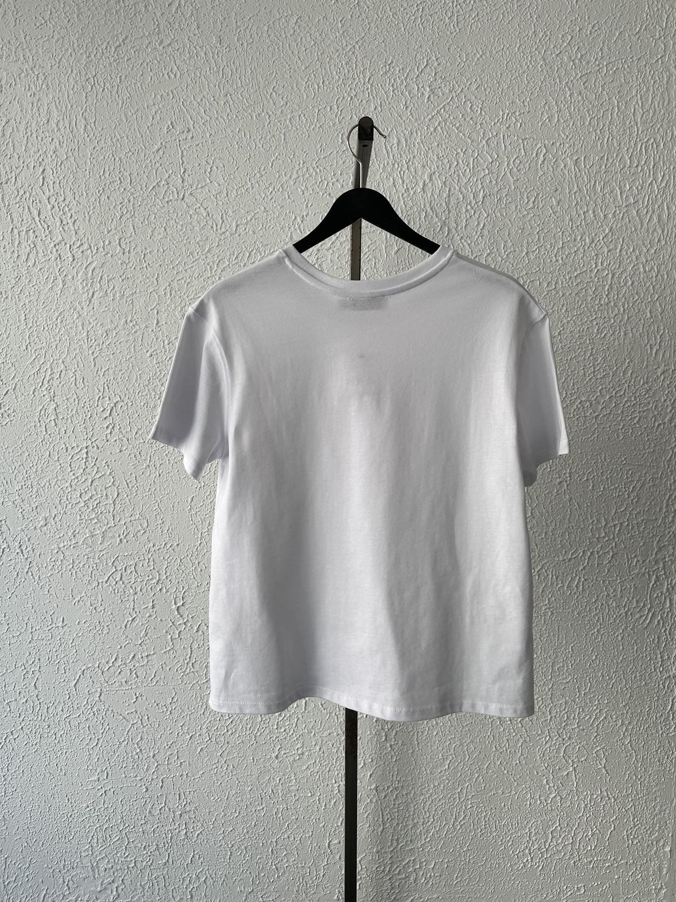 Bisiklet Yaka Basic Tişört Beyaz