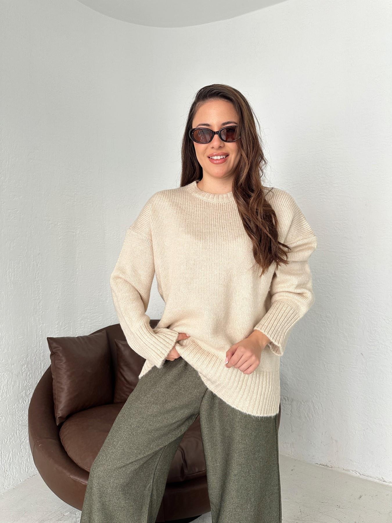 Bisiklet Yaka Oversize Kazak TAŞ