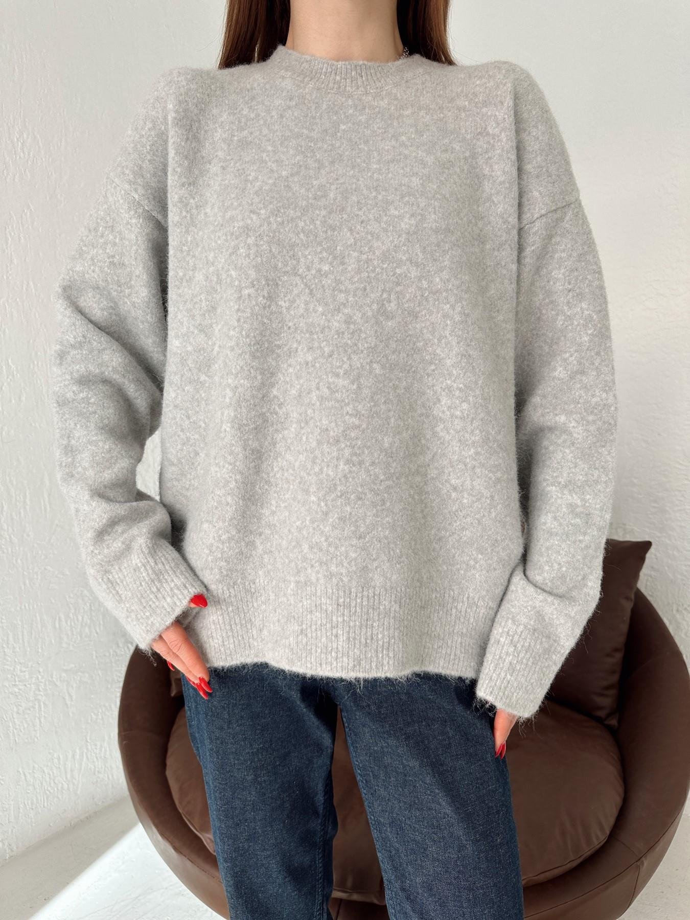 Bisiklet Yaka Yumoş Kazak GRİ