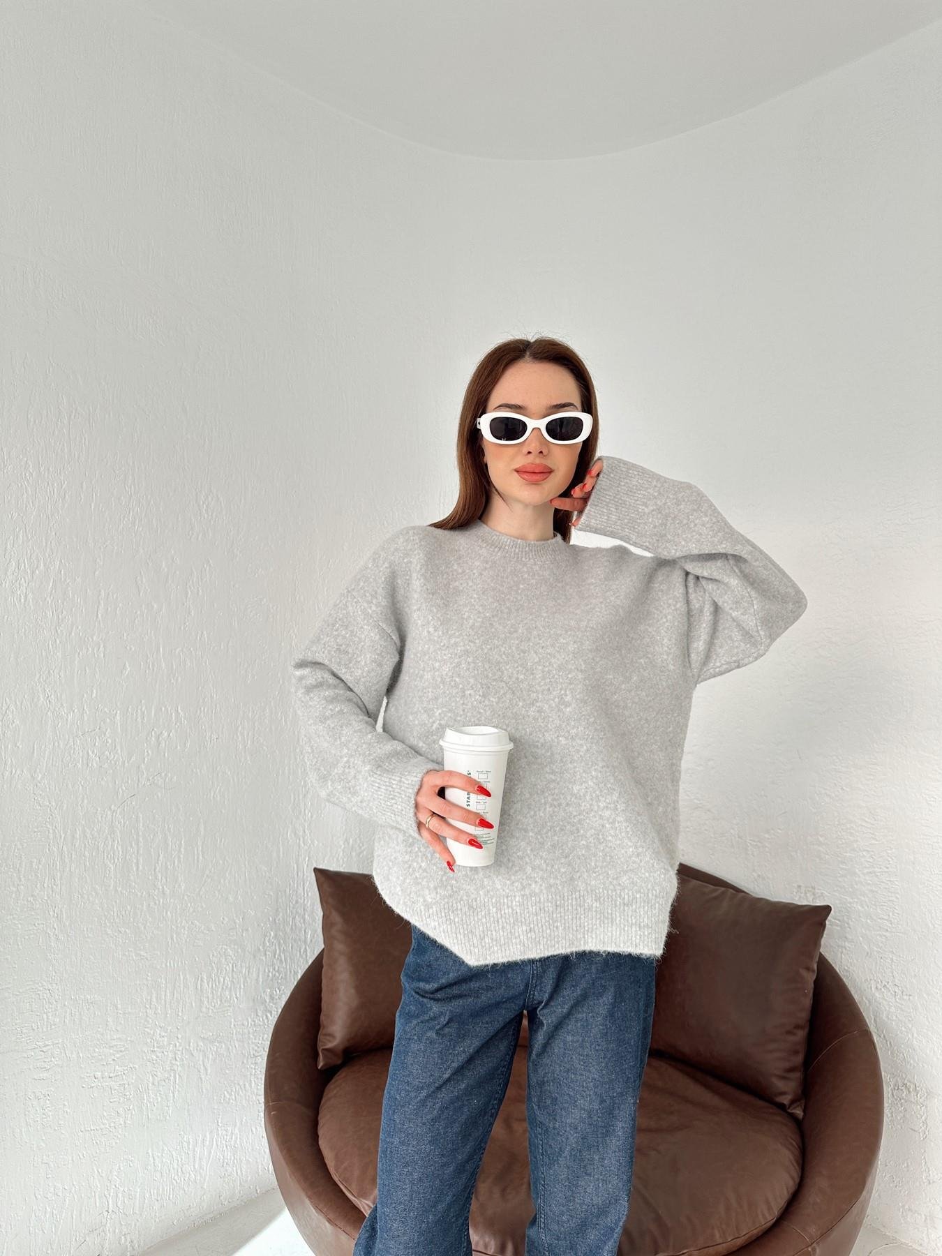 Bisiklet Yaka Yumoş Kazak GRİ