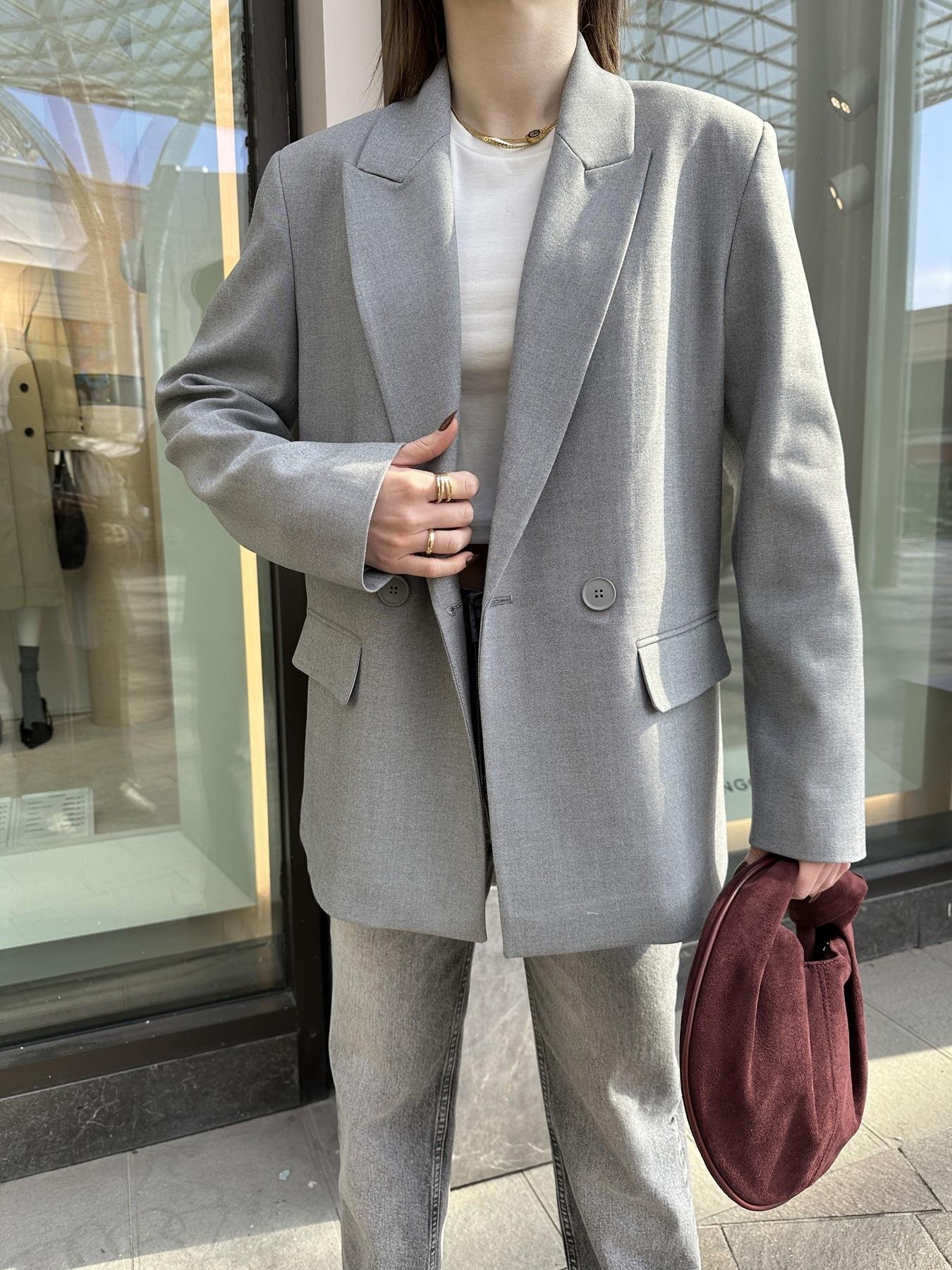 Blazer Ceket GRİ