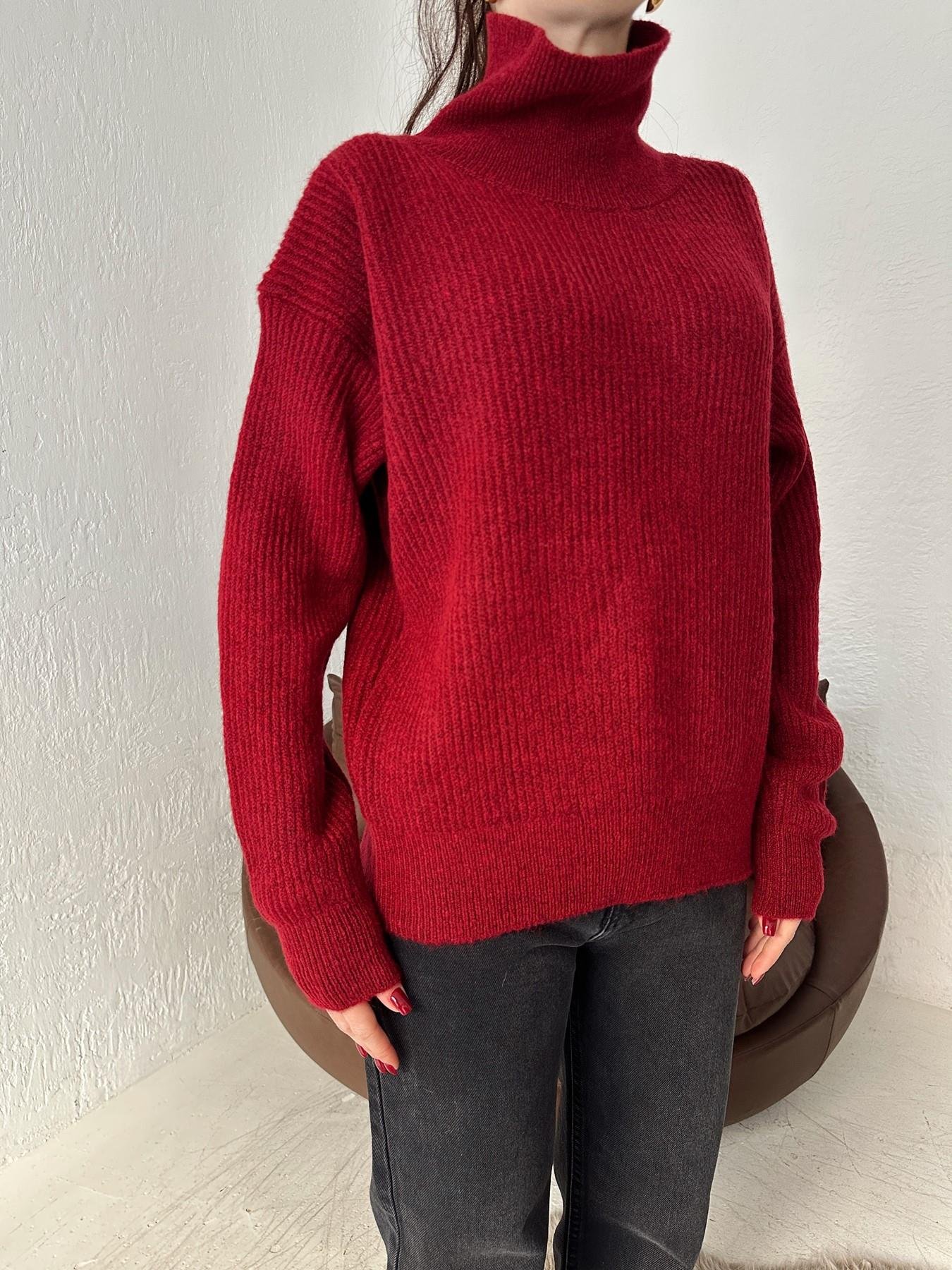 Boğazlı Kazak BORDO