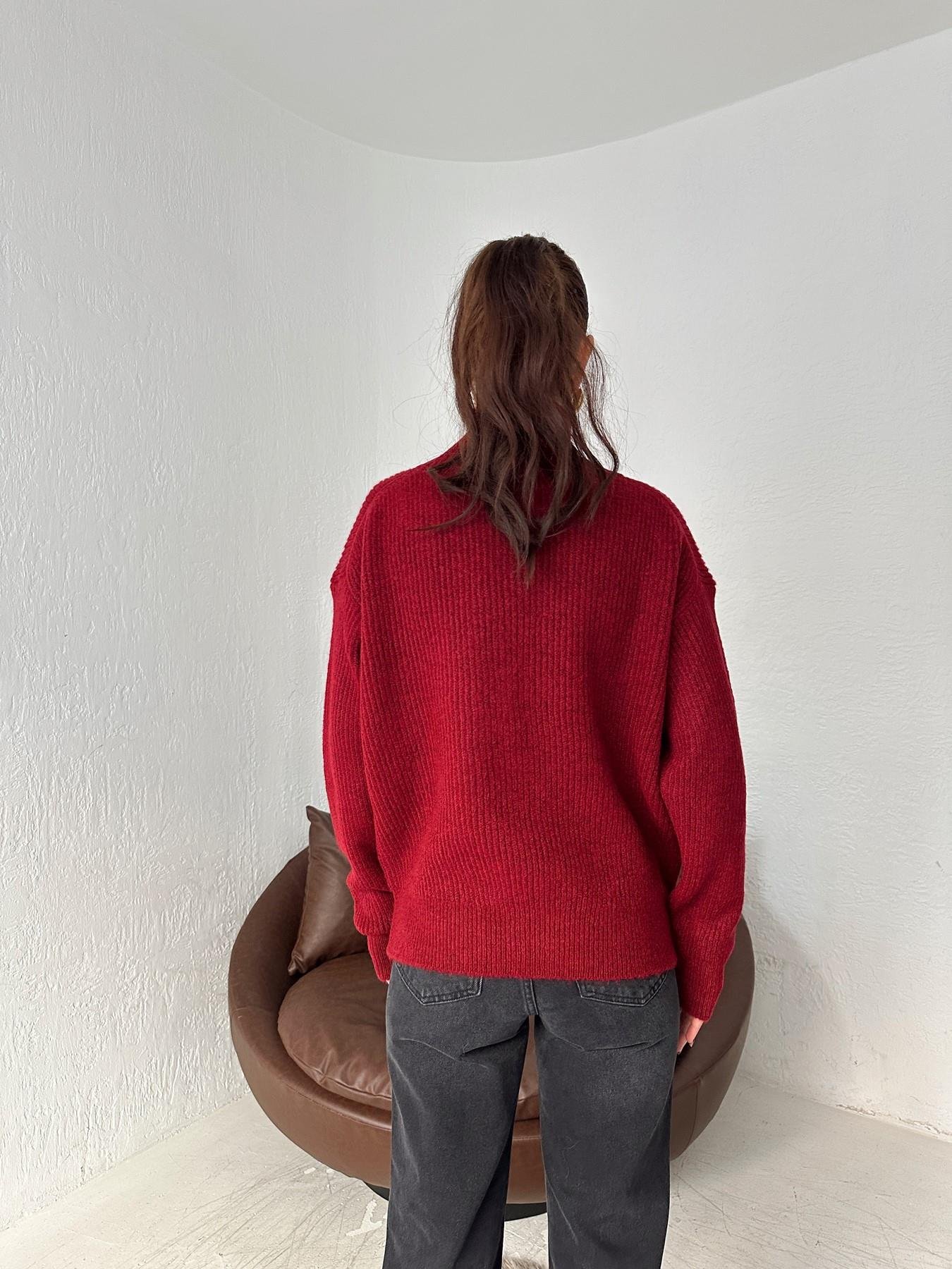 Boğazlı Kazak BORDO