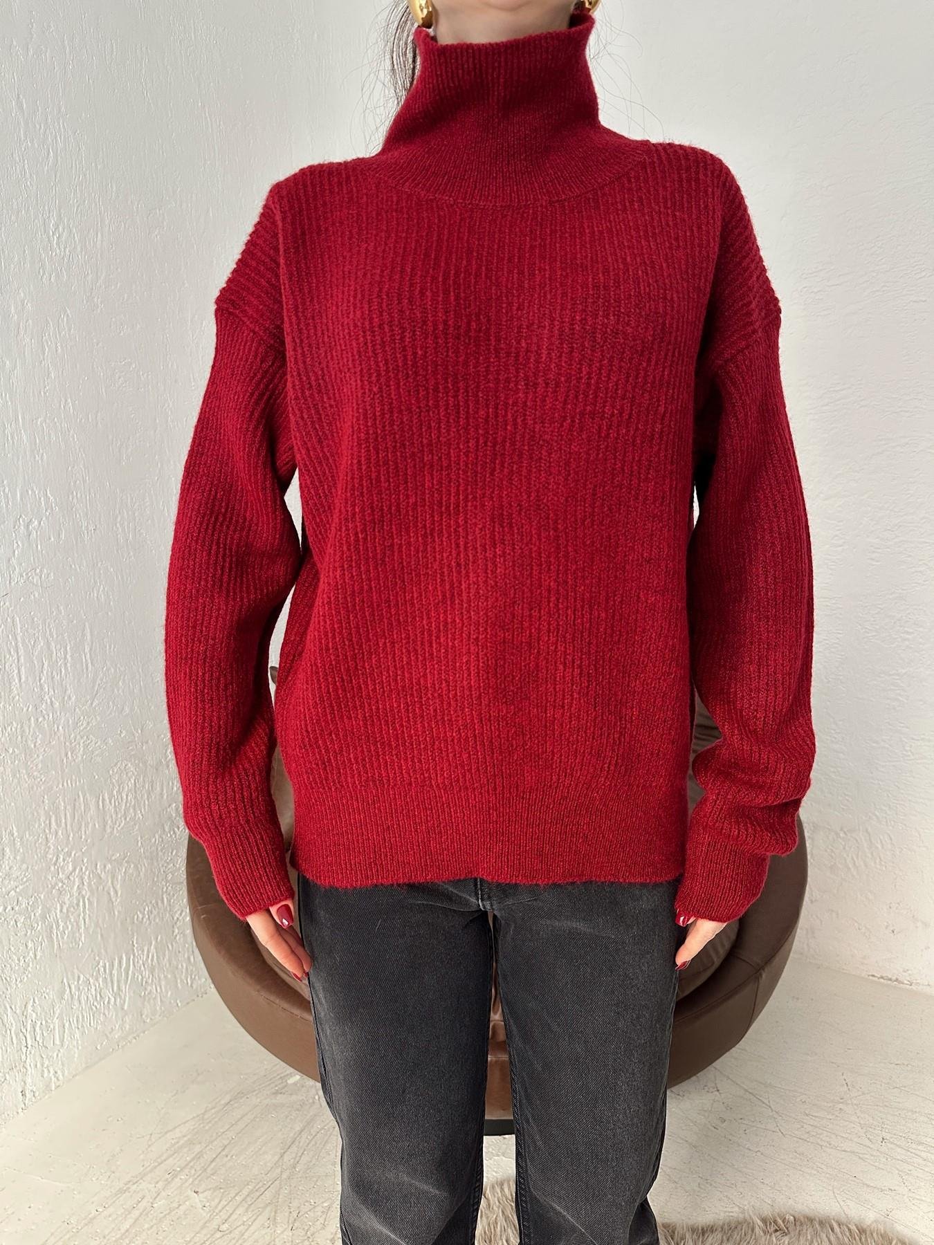 Boğazlı Kazak BORDO