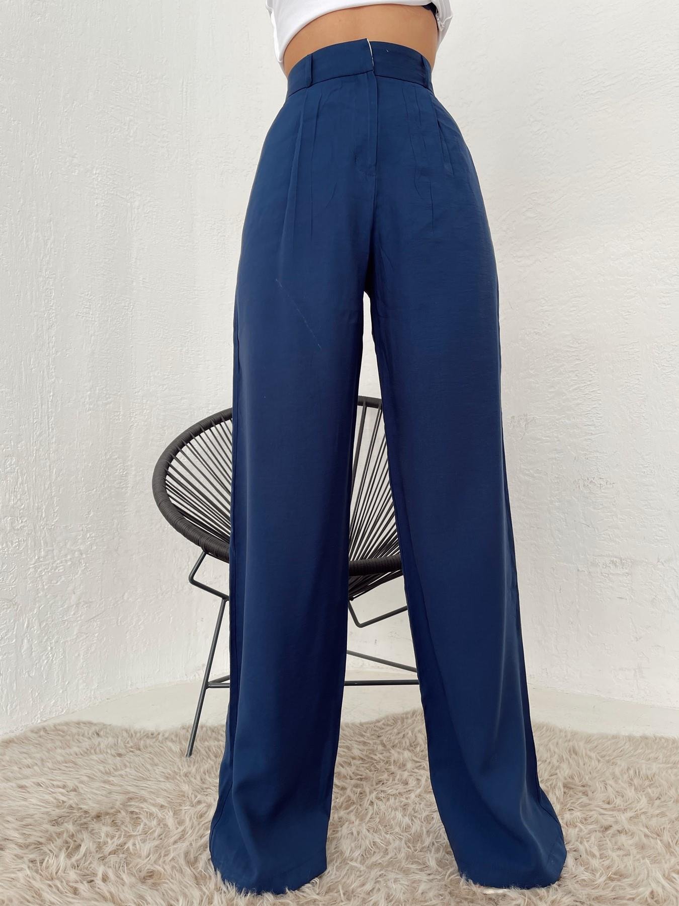 Bol Paça Pantolon LACİVERT