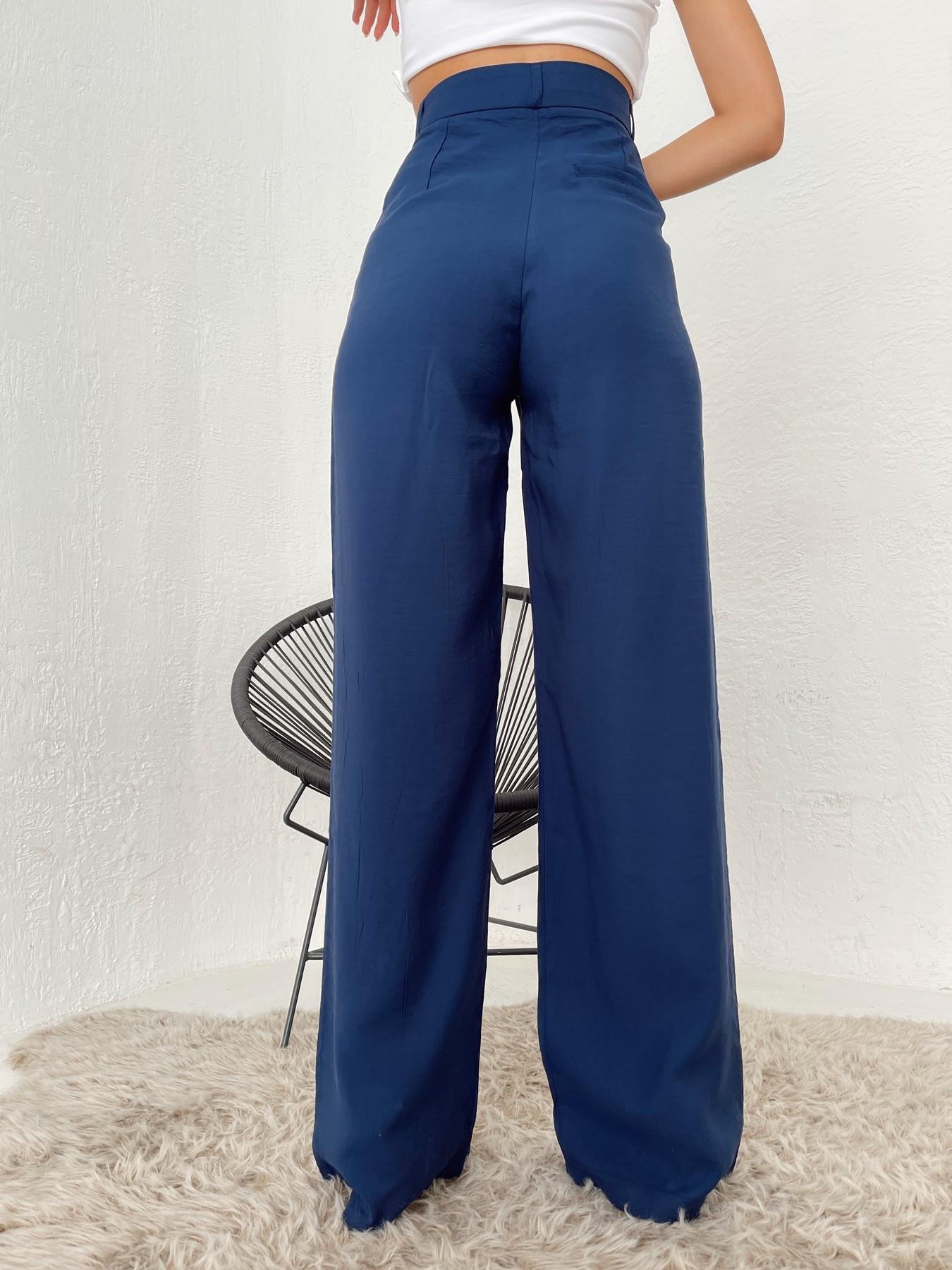 Bol Paça Pantolon LACİVERT