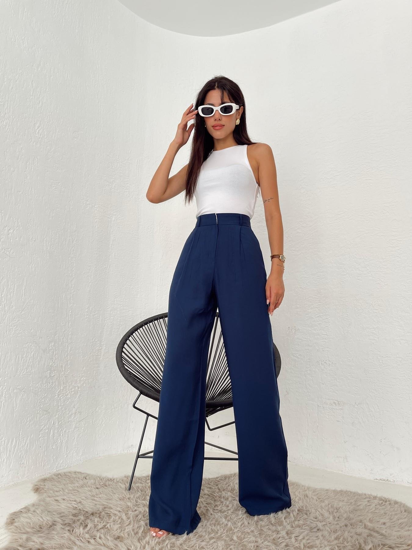 Bol Paça Pantolon LACİVERT