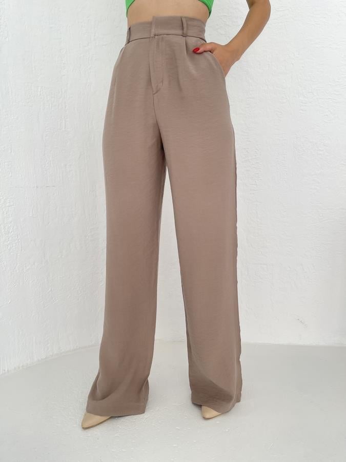 Bol Paça Pantolon VİZON