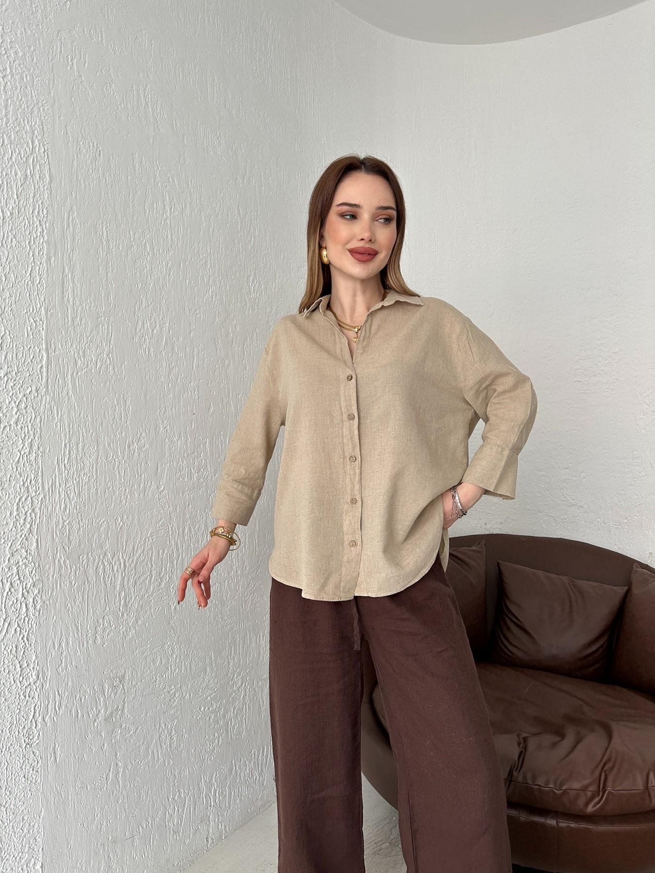 Cepsiz Keten Gömlek Taş