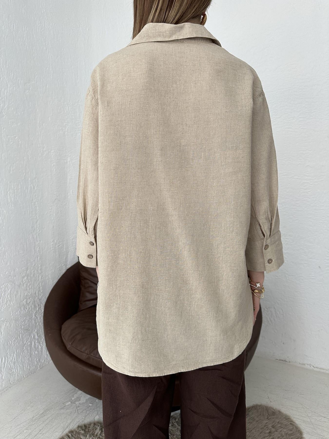 Cepsiz Keten Gömlek Taş