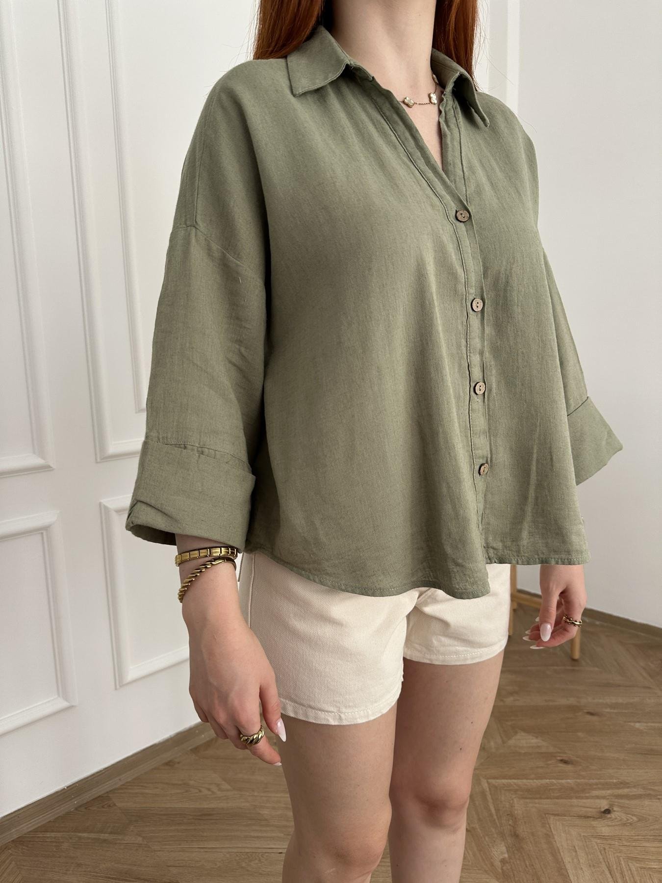 Cepsiz Oversize Gömlek Haki