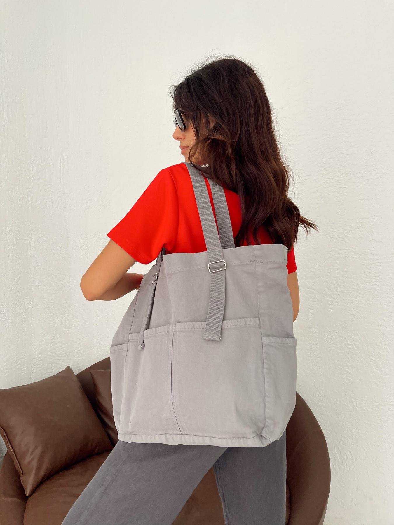 Çift Cepli Çanta GRİ