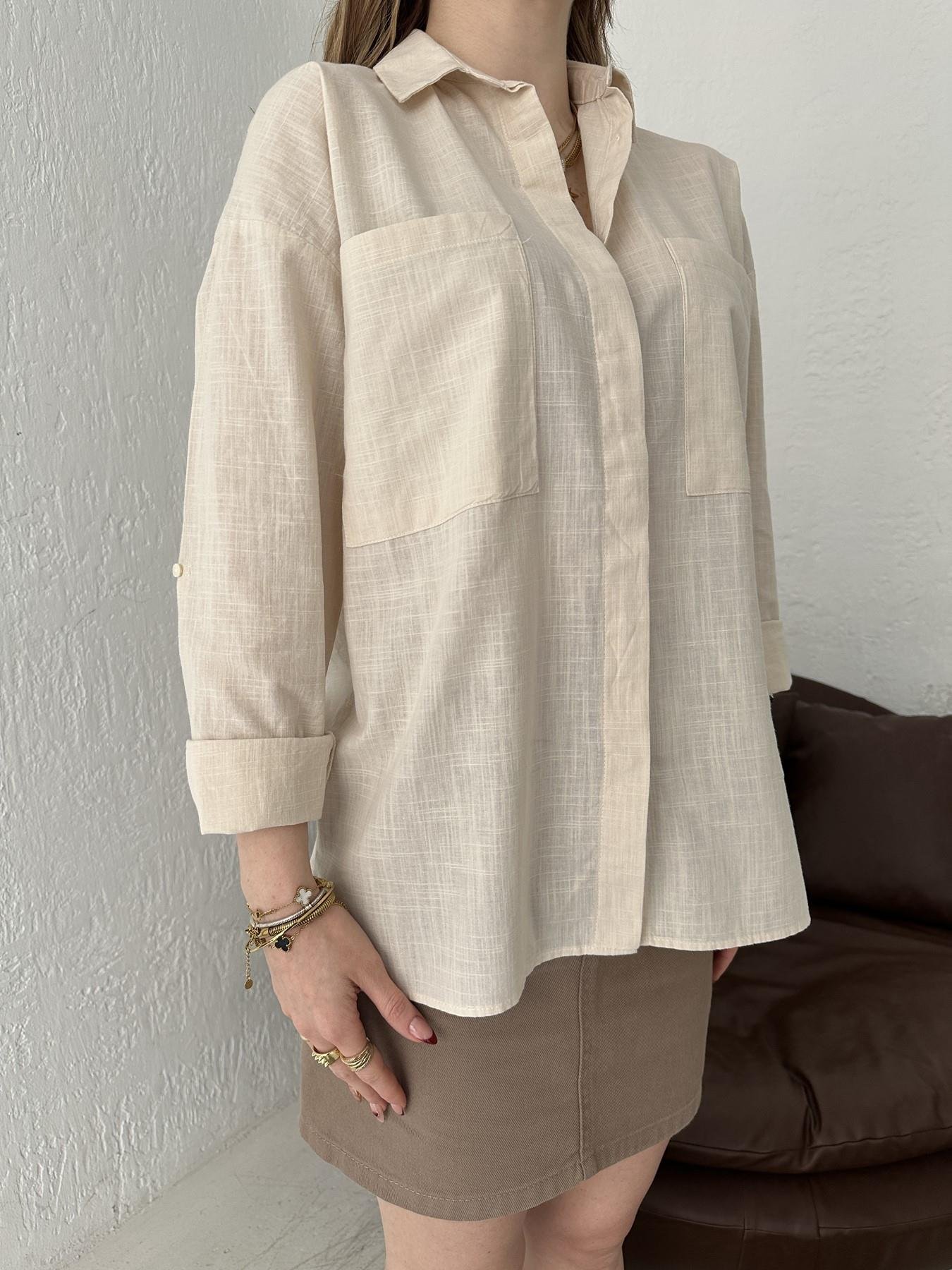 Çift Cepli Gömlek Taş