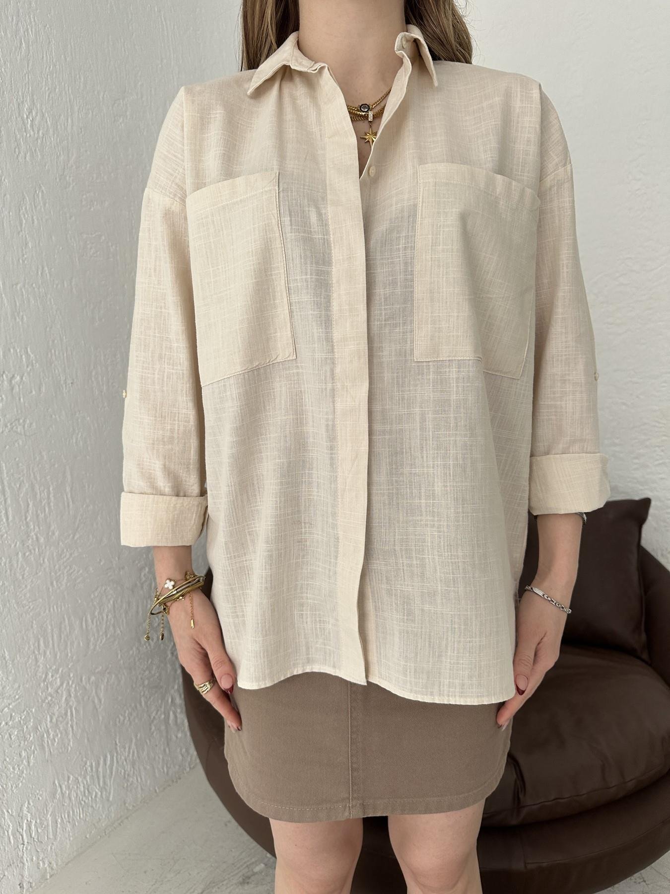 Çift Cepli Gömlek Taş