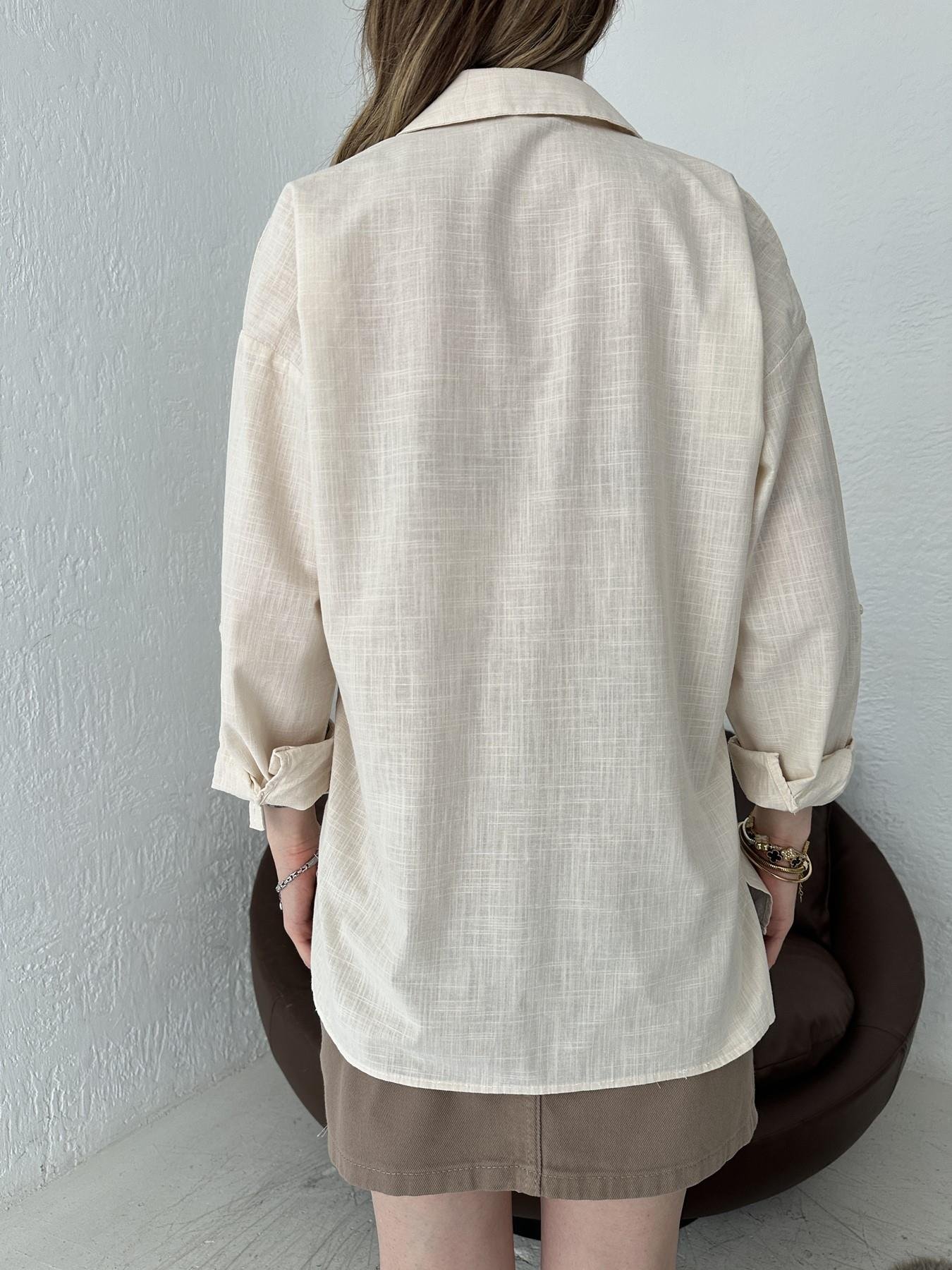 Çift Cepli Gömlek Taş