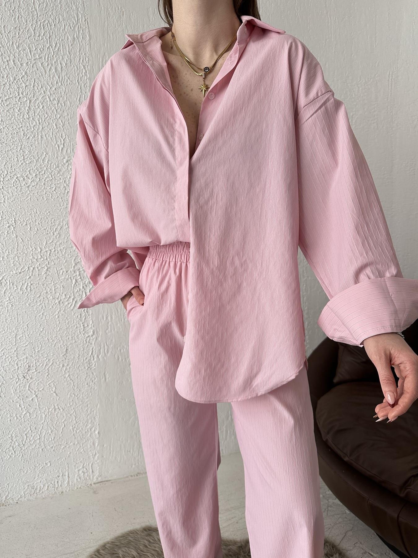 Çizgili Gömlek Pembe