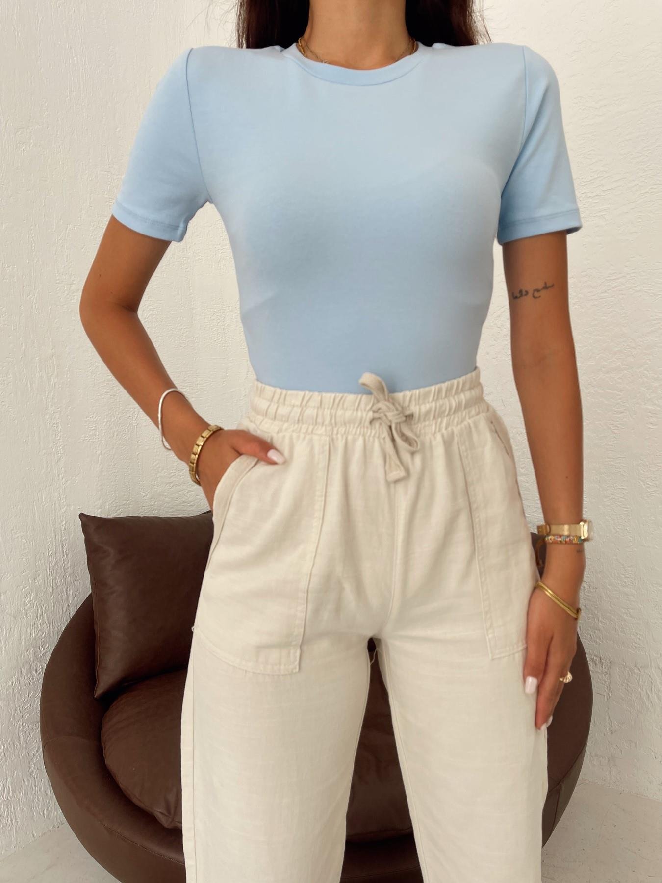 Crop Tişört MAVİ