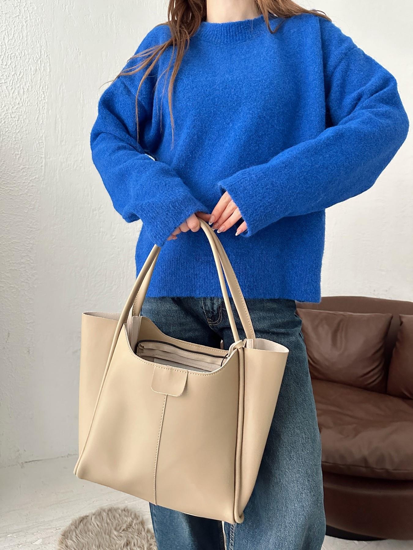 Cüzdan Detay Omuz Askılı Çanta TAŞ