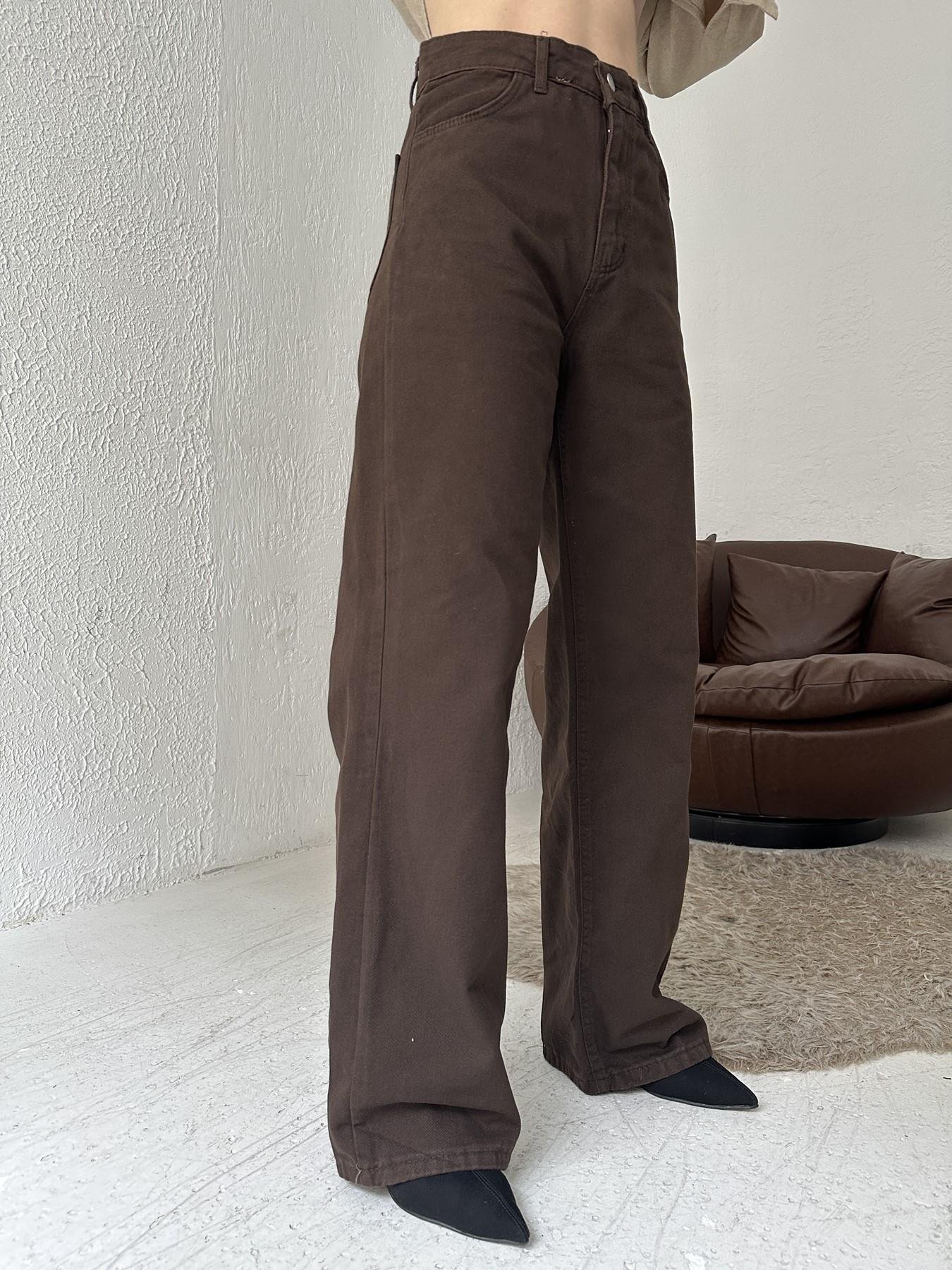 Denim Pantolon Kahve