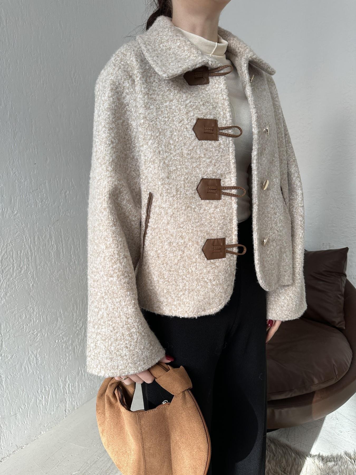 Deri Biyeli Ceket TAŞ