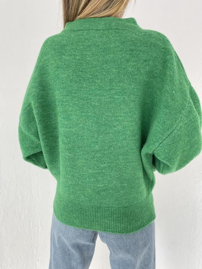 Dik Yaka Basic Kazak YEŞİL