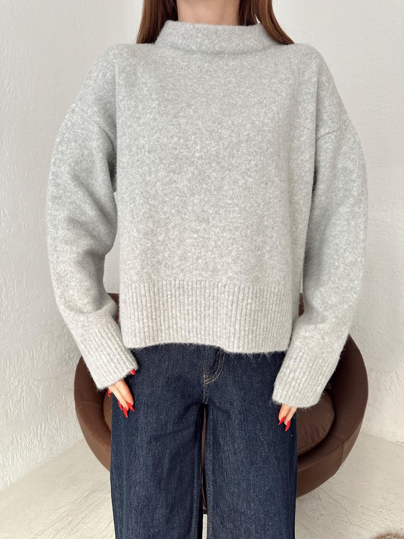 Dik Yaka Yumoş Yırtmaçlı Kazak GRİ