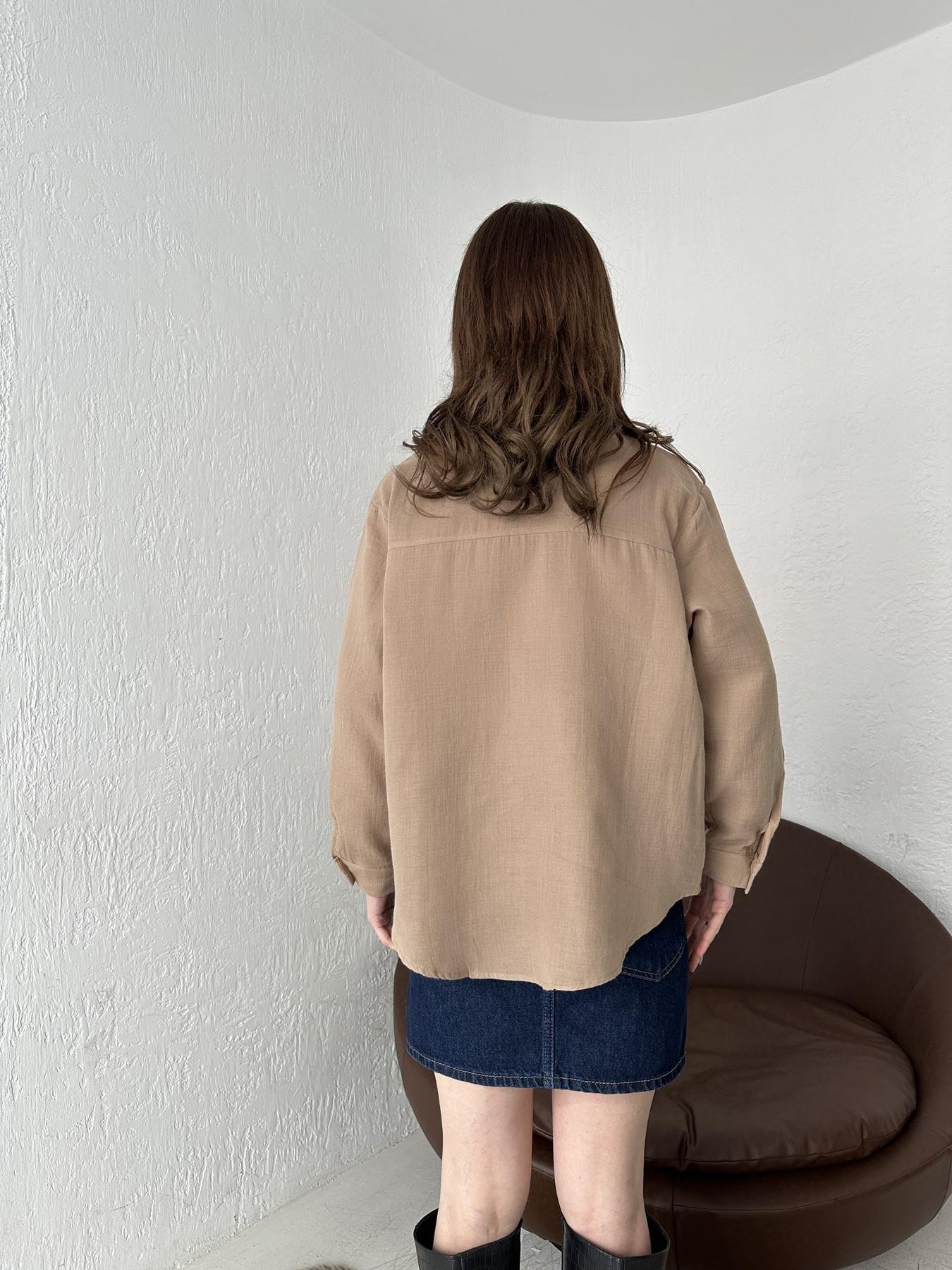 Dokulu Gömlek VİZON