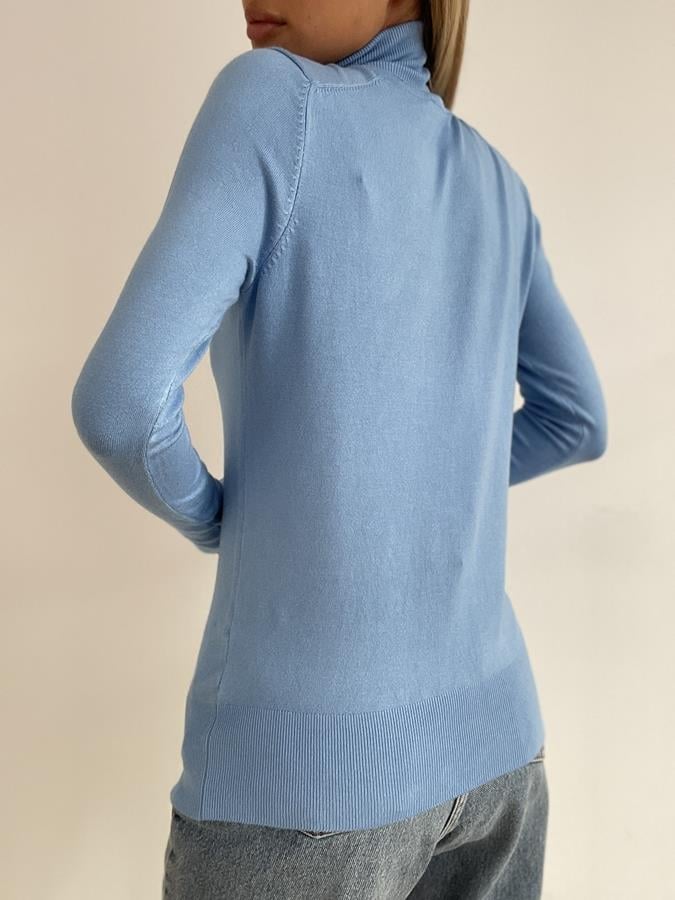 Droplu Balıkçı Kazak MAVİ