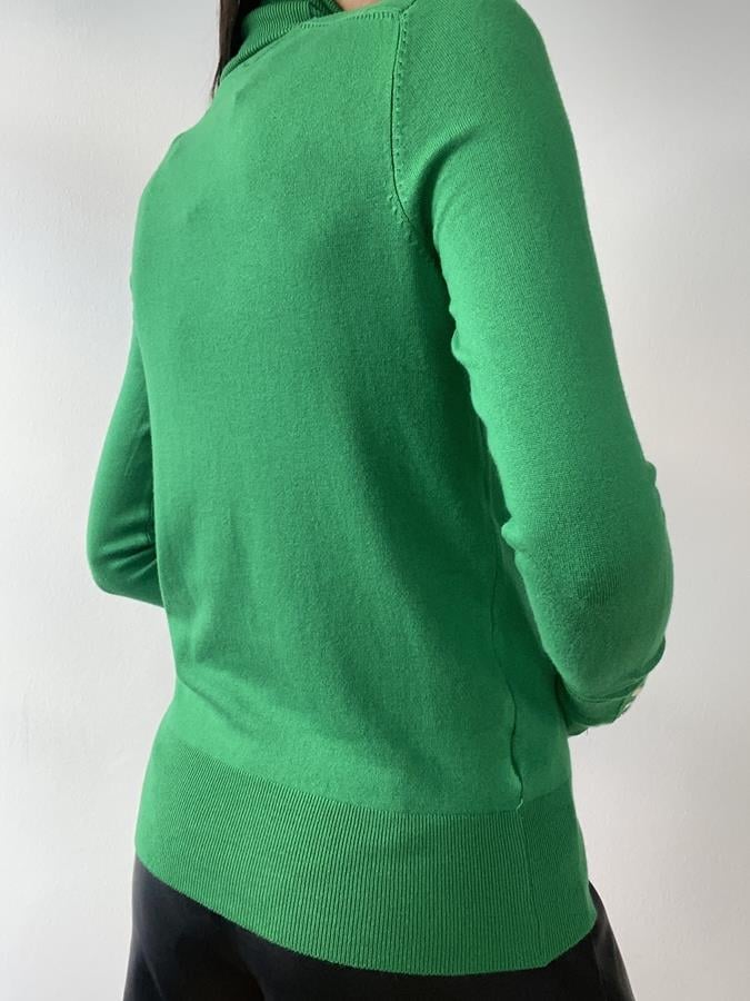 Droplu Balıkçı Kazak YEŞİL