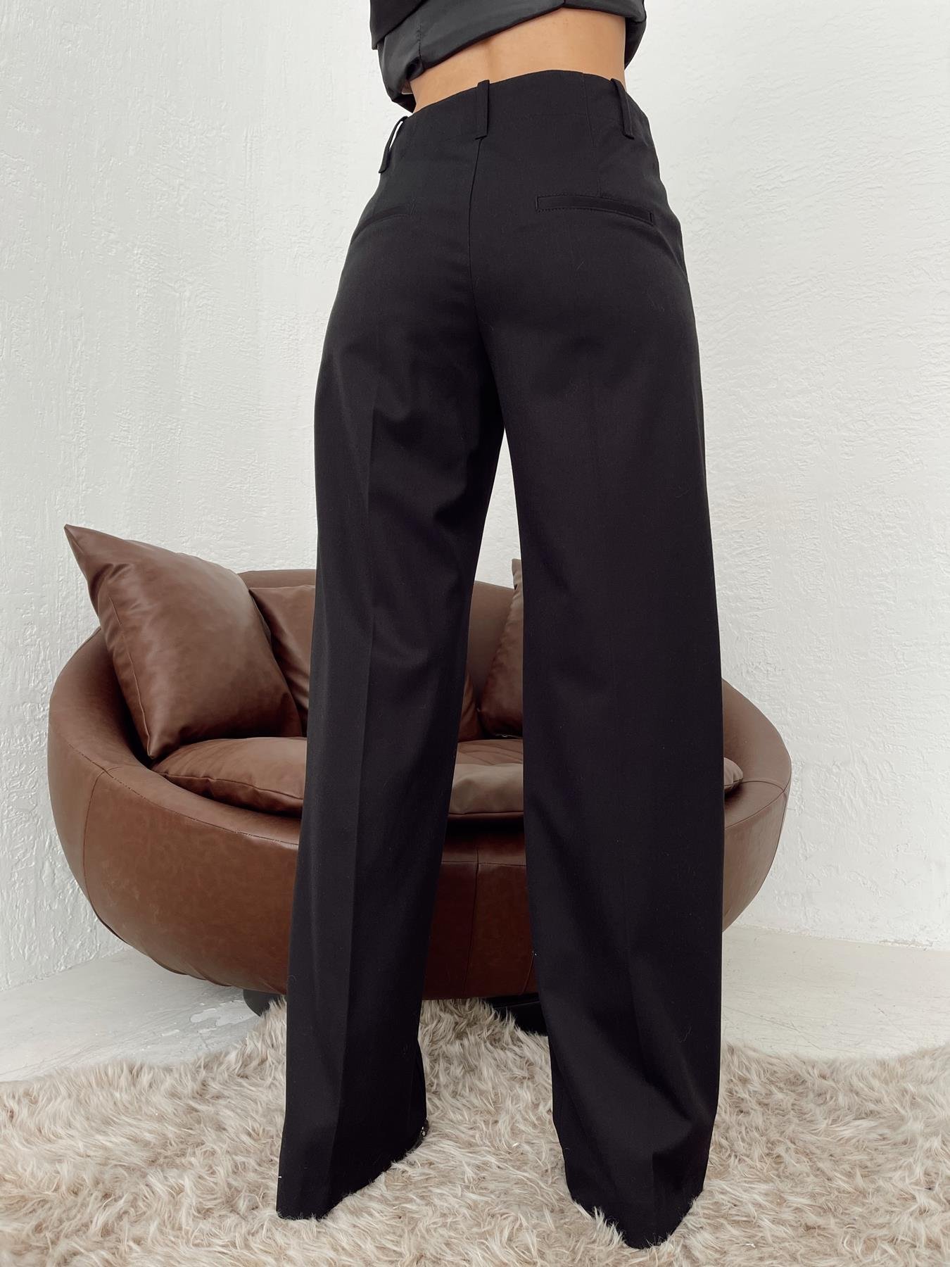 Düşük Bel Pantolon SİYAH