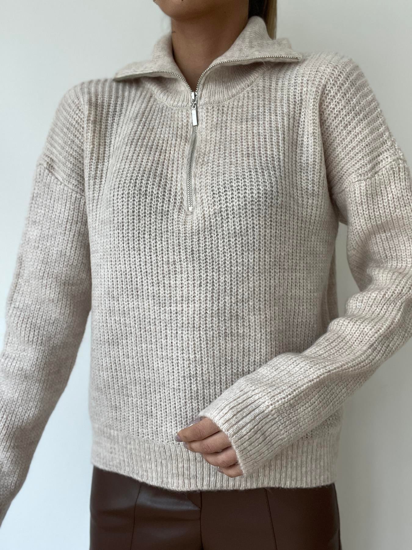 Fermuarlı Şardon Kazak TAŞ