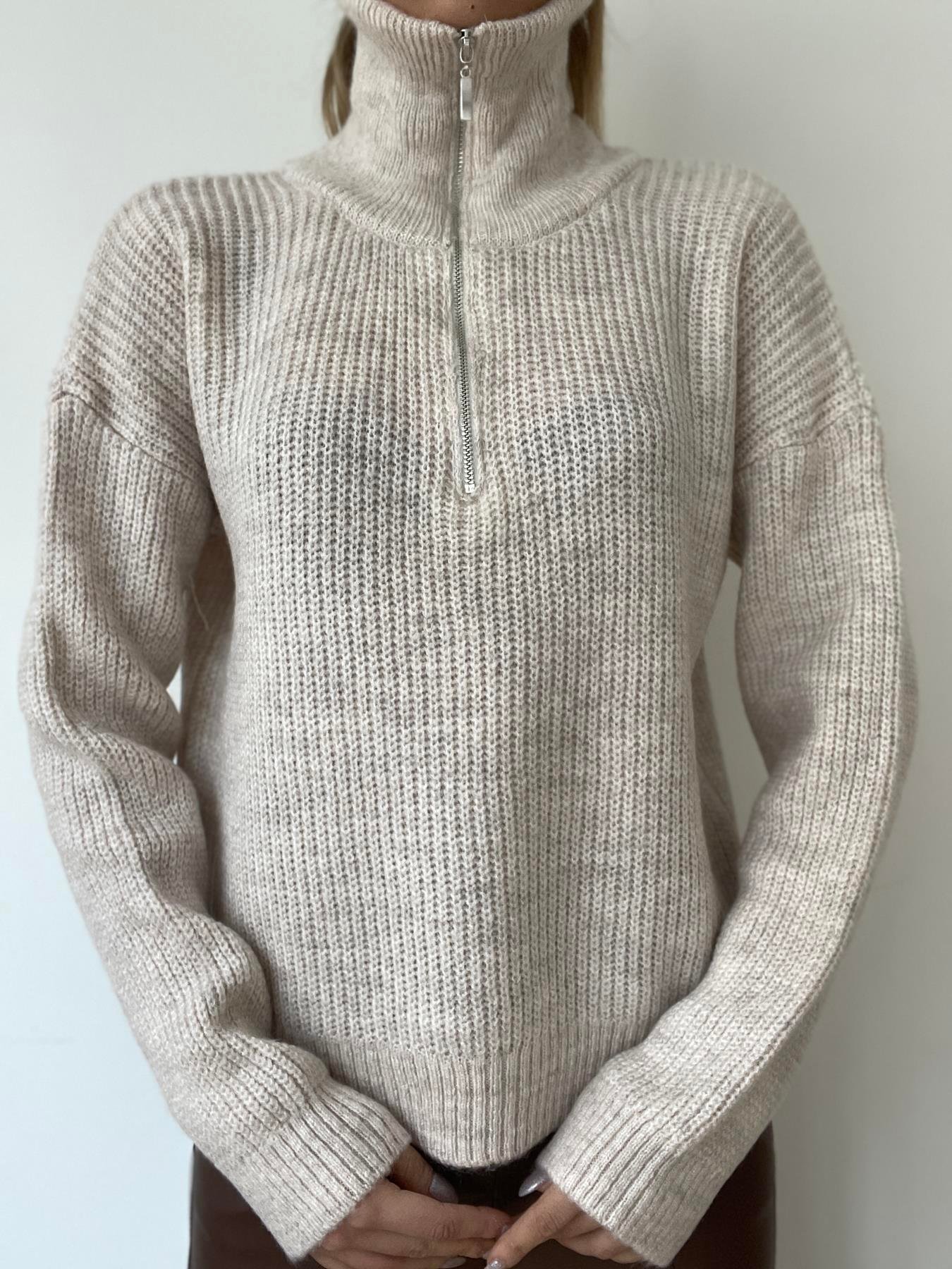 Fermuarlı Şardon Kazak TAŞ