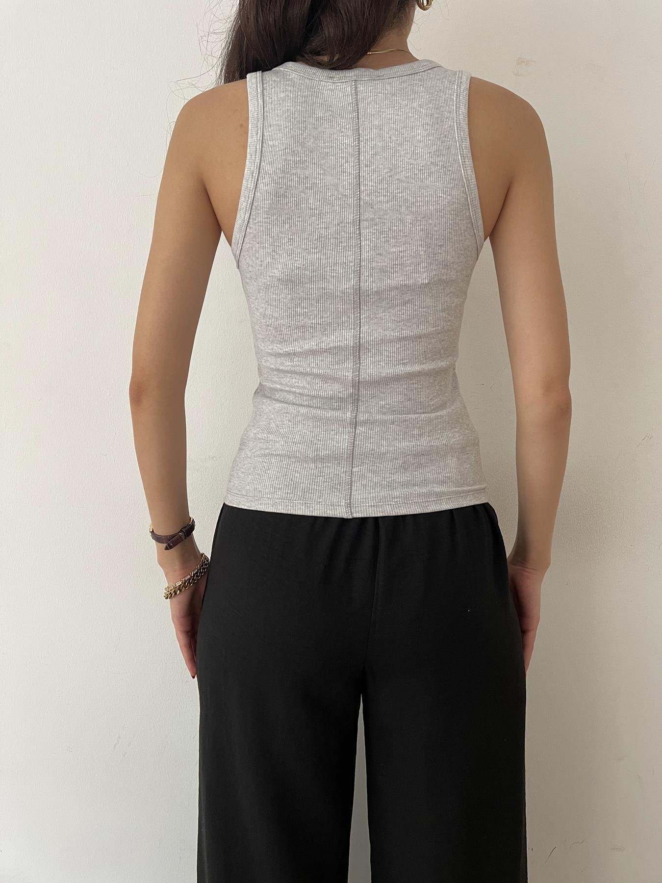 Fitilli Atlet GRİ MELANJ