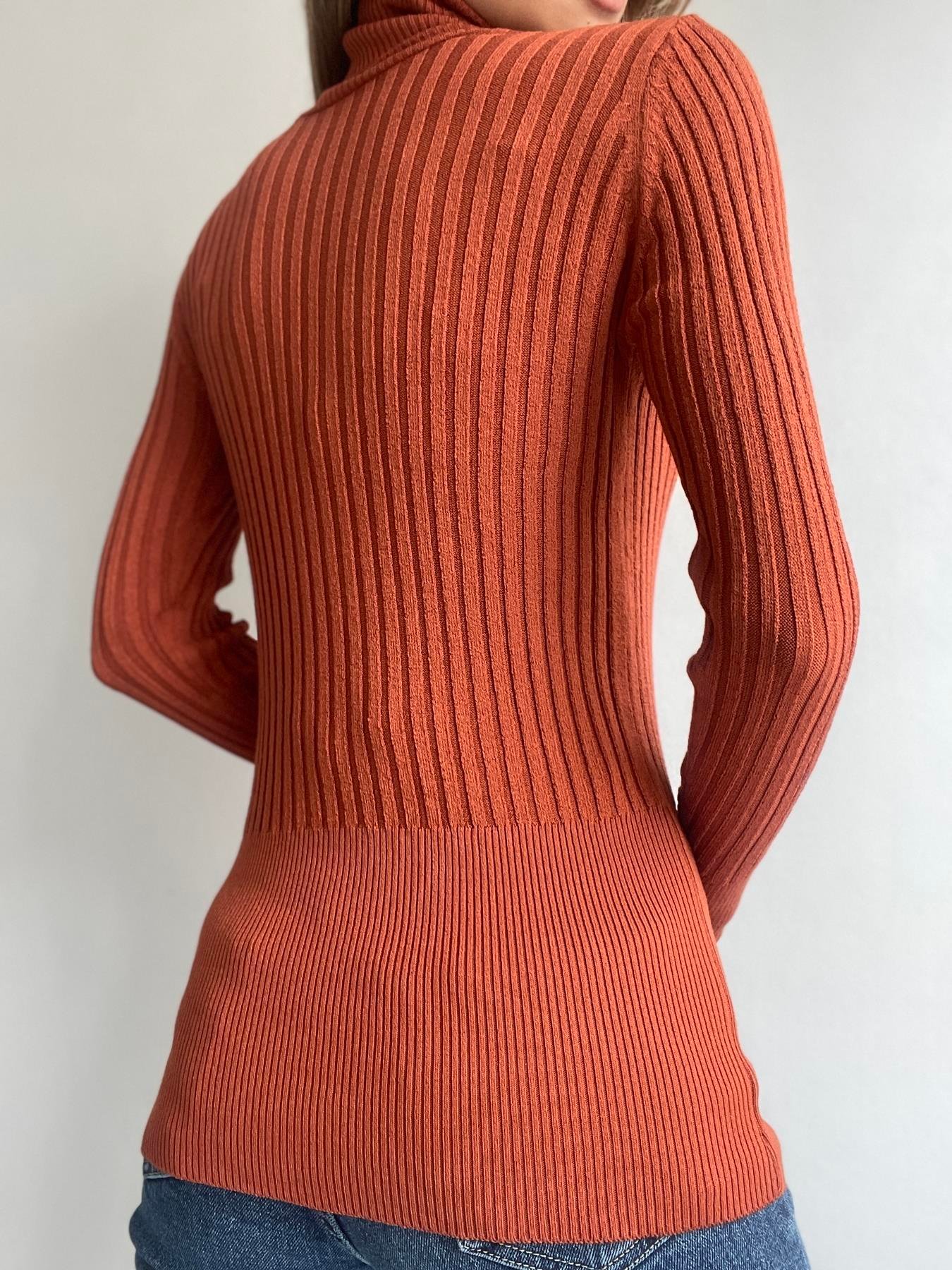 Fitilli Balıkçı Yaka Likralı Kazak TARÇIN