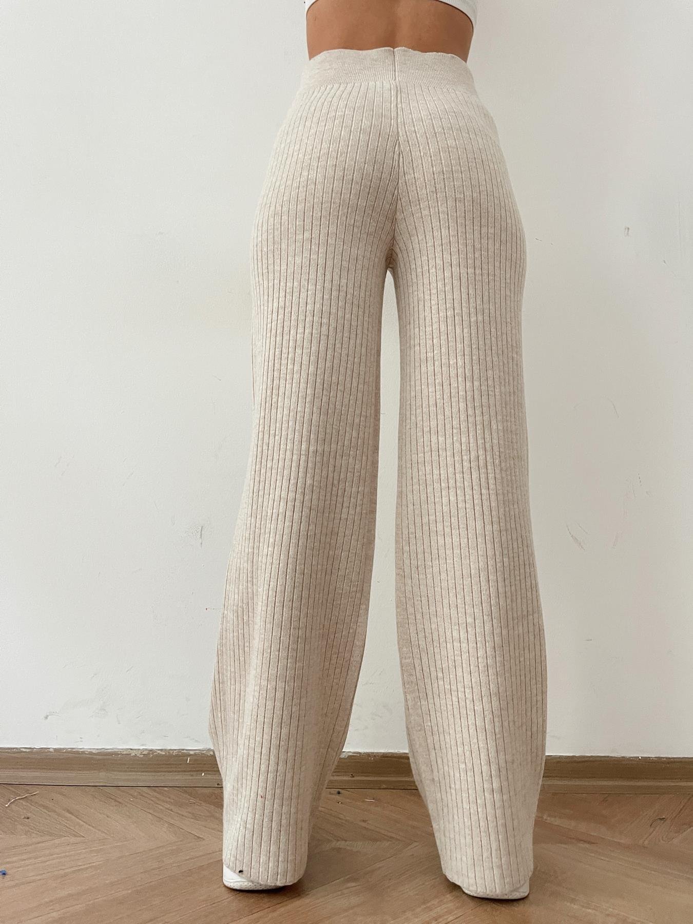 Fitilli Triko Pantolon TAŞ