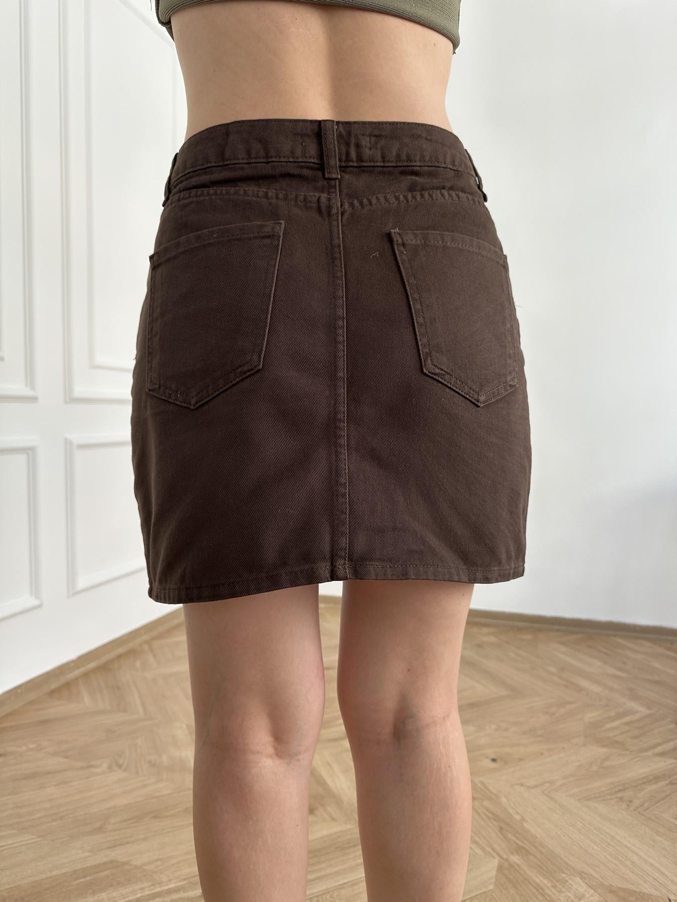 Gabardin Etek Kahve