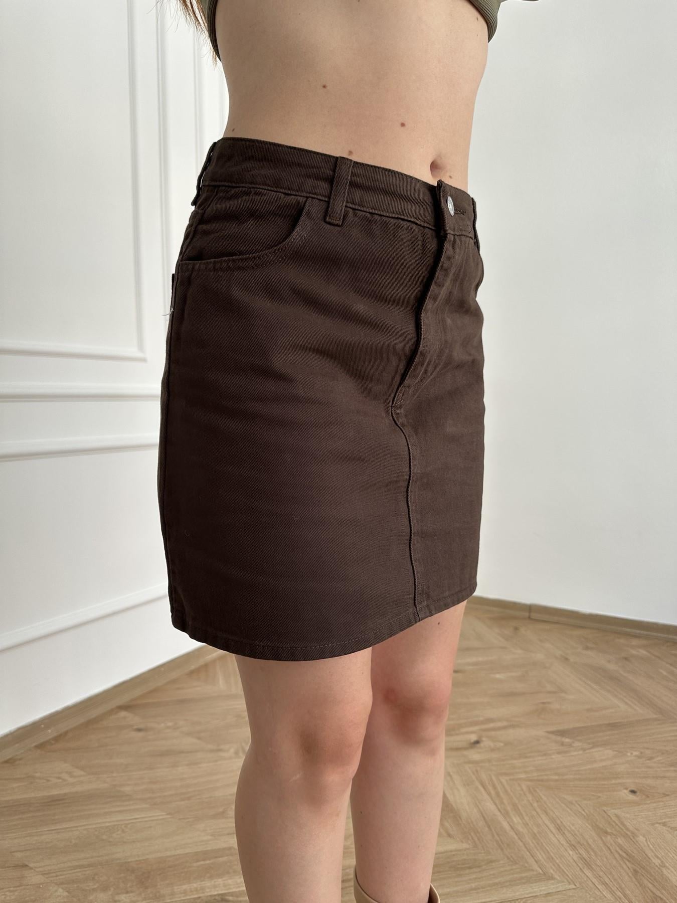 Gabardin Etek Kahve