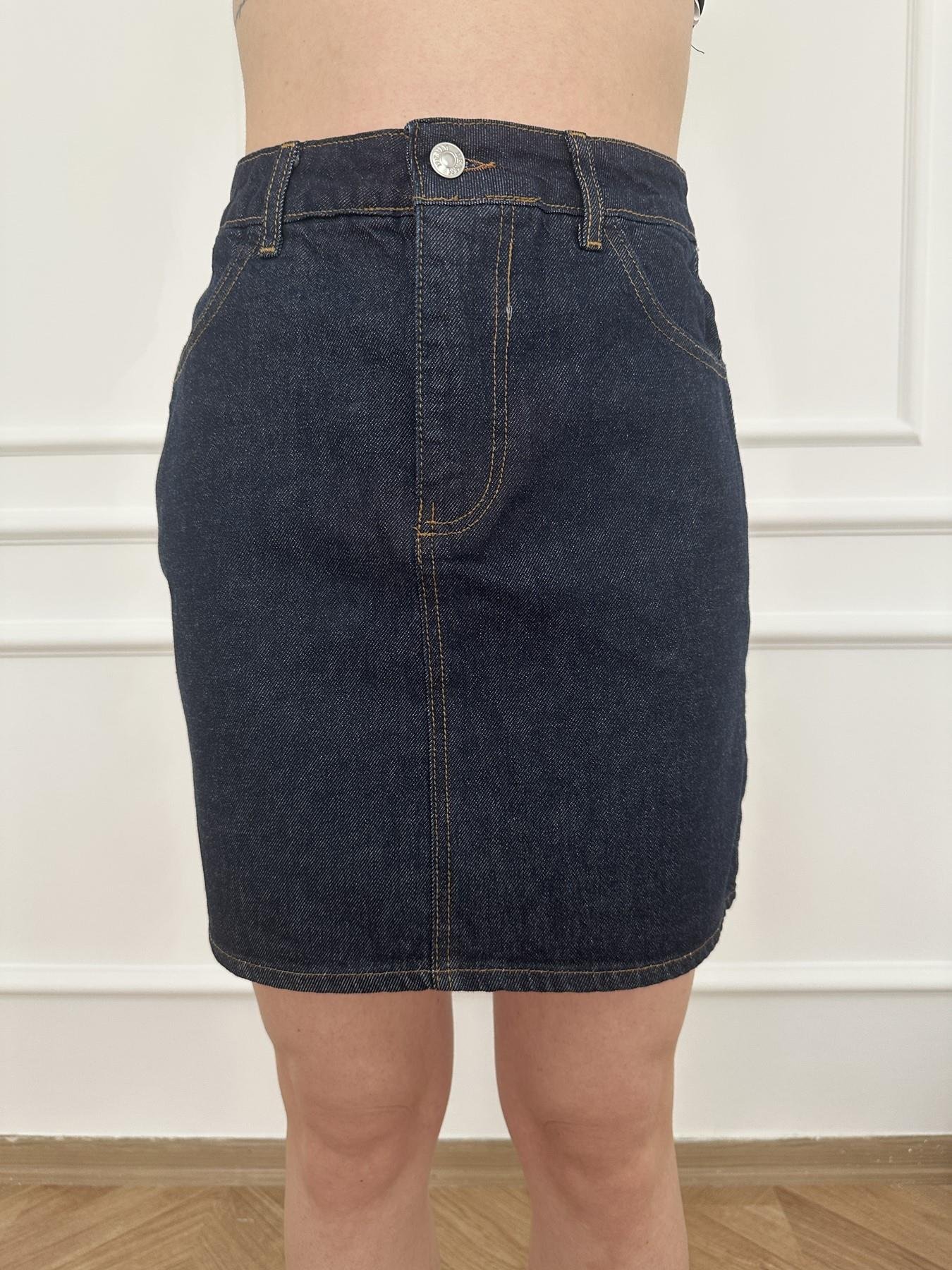 Gabardin Etek Lacivert