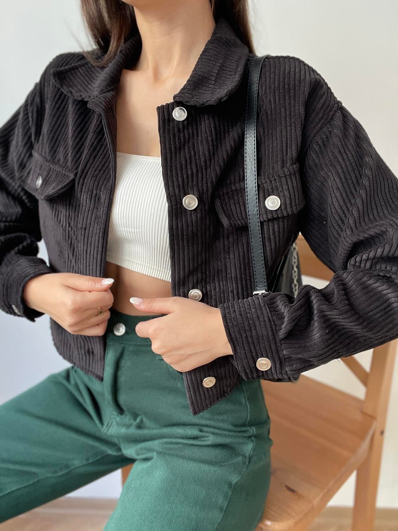 Gabardin Mom Fıt Pantolon YEŞİL