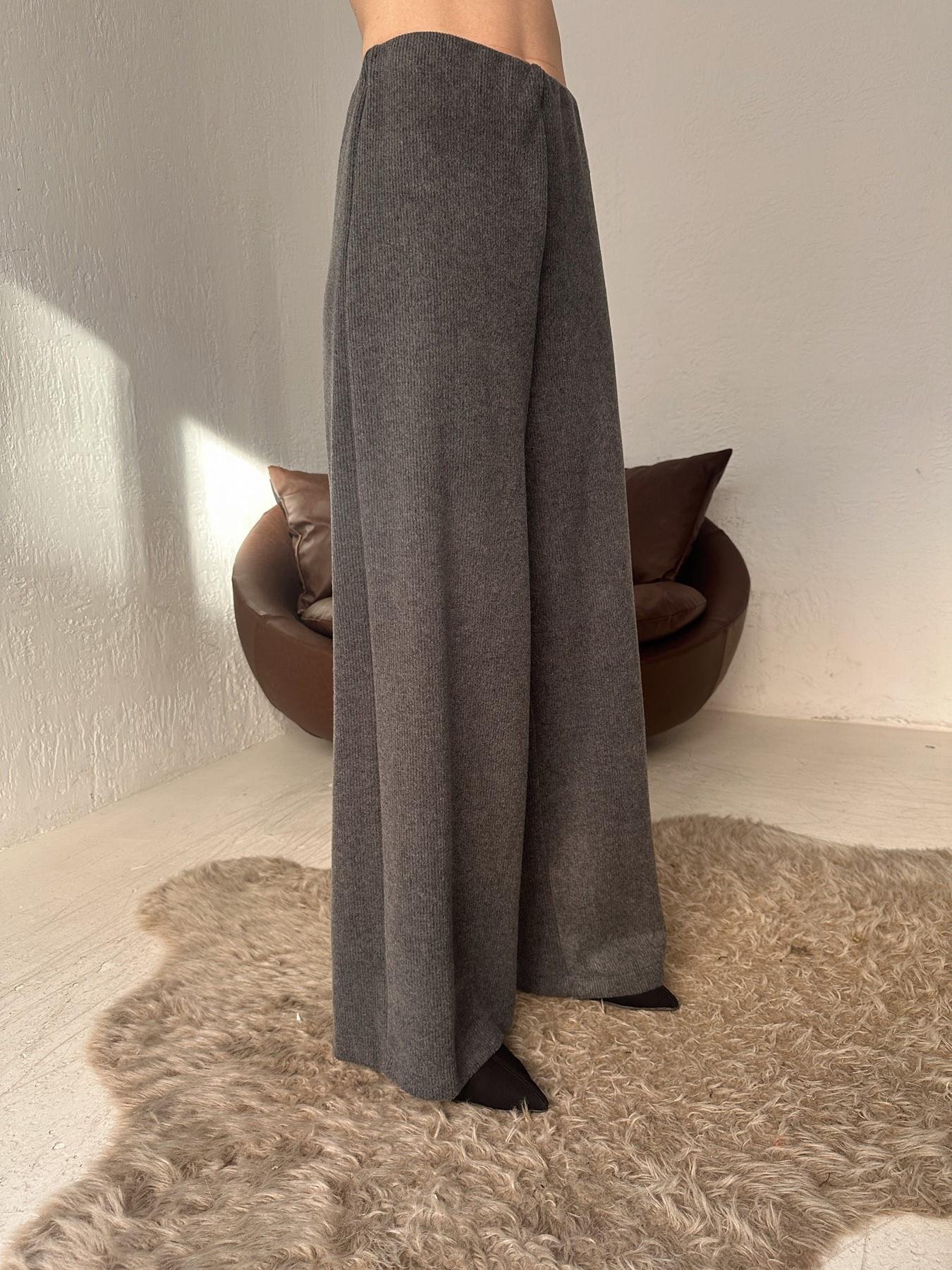 Geniş Paça Fitilli Pantolon ANTRASİT MELANJ