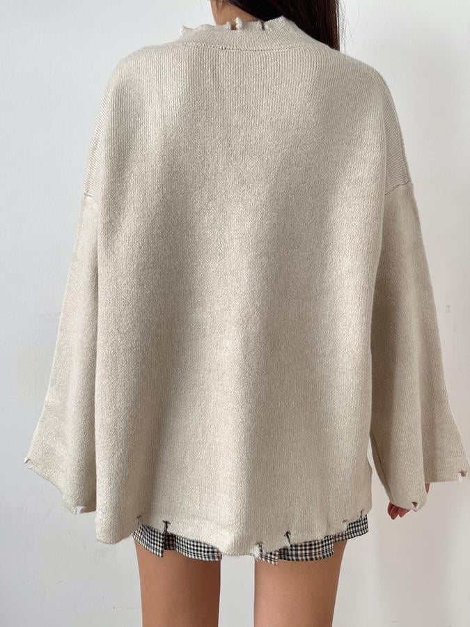 Gold Düğmeli Hırka TAŞ