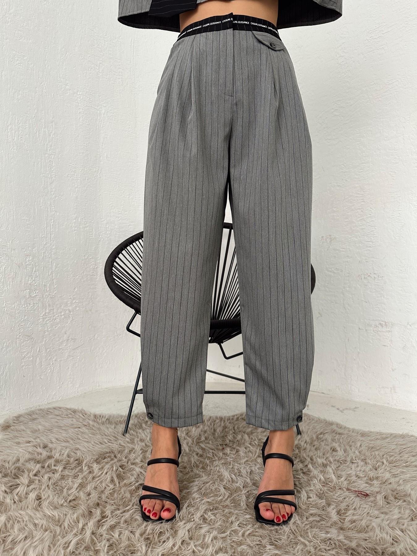 Grogren Detaylı Pantolon GRİ